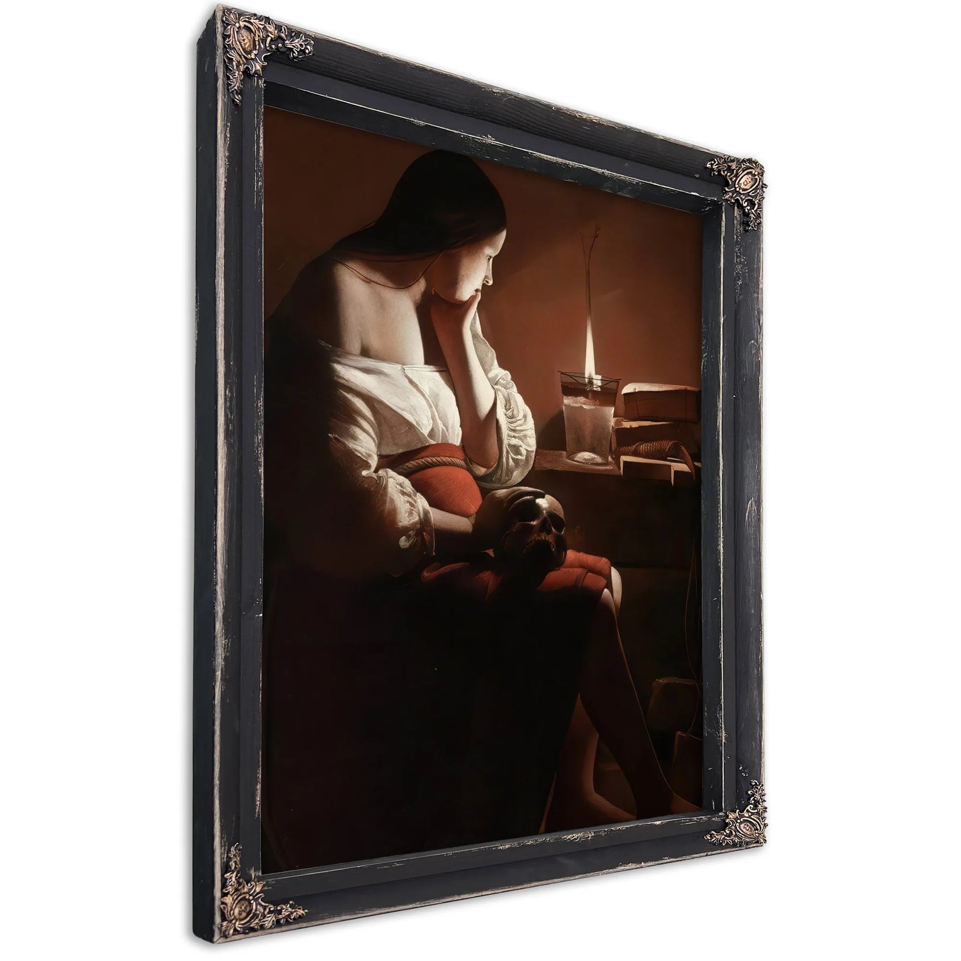 The Magdalene With The Smoking Flame 1640 By Georges De La Tour Fine Art Print