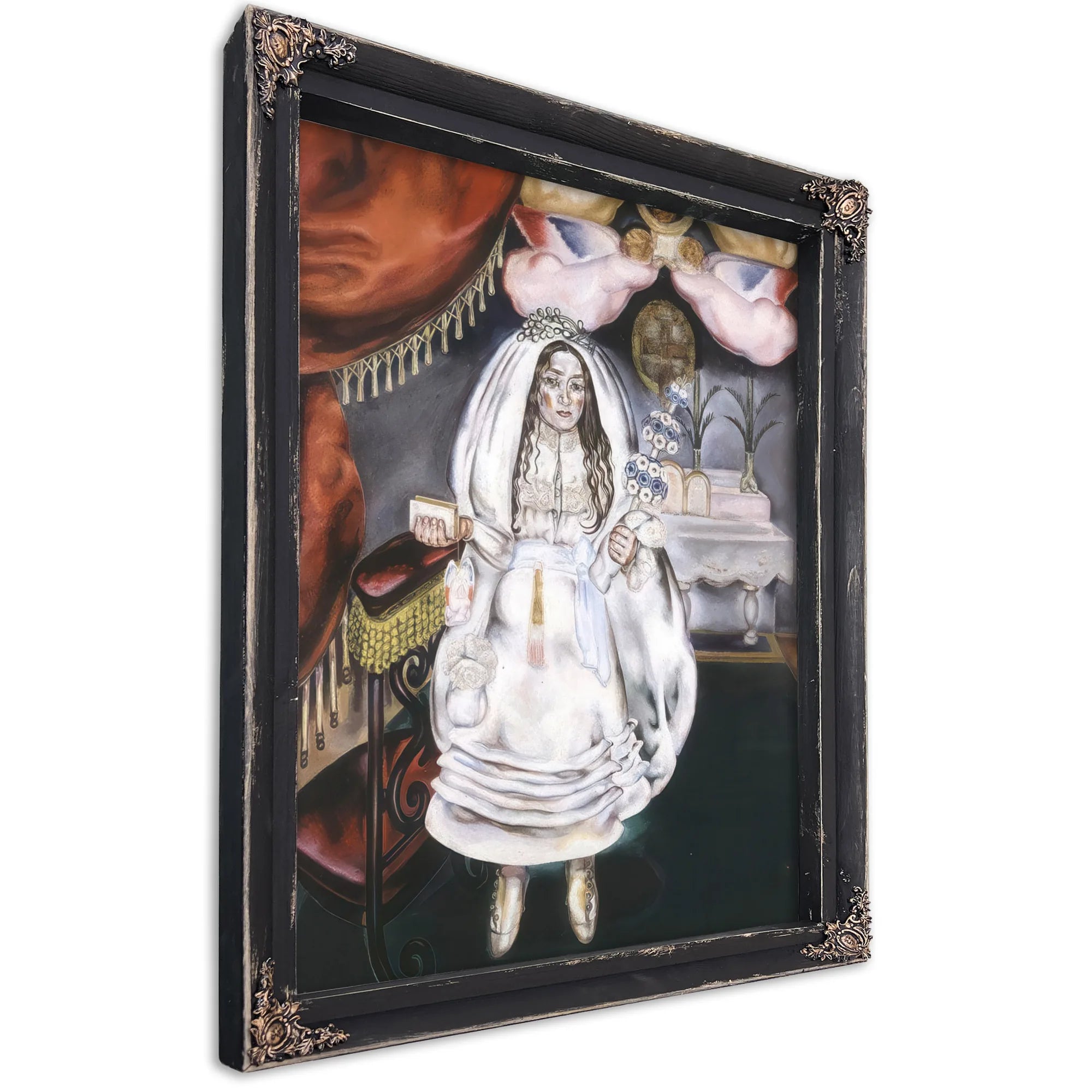 Girl At Her First Communion 1914 By Maria Blanchard Fine Art Print