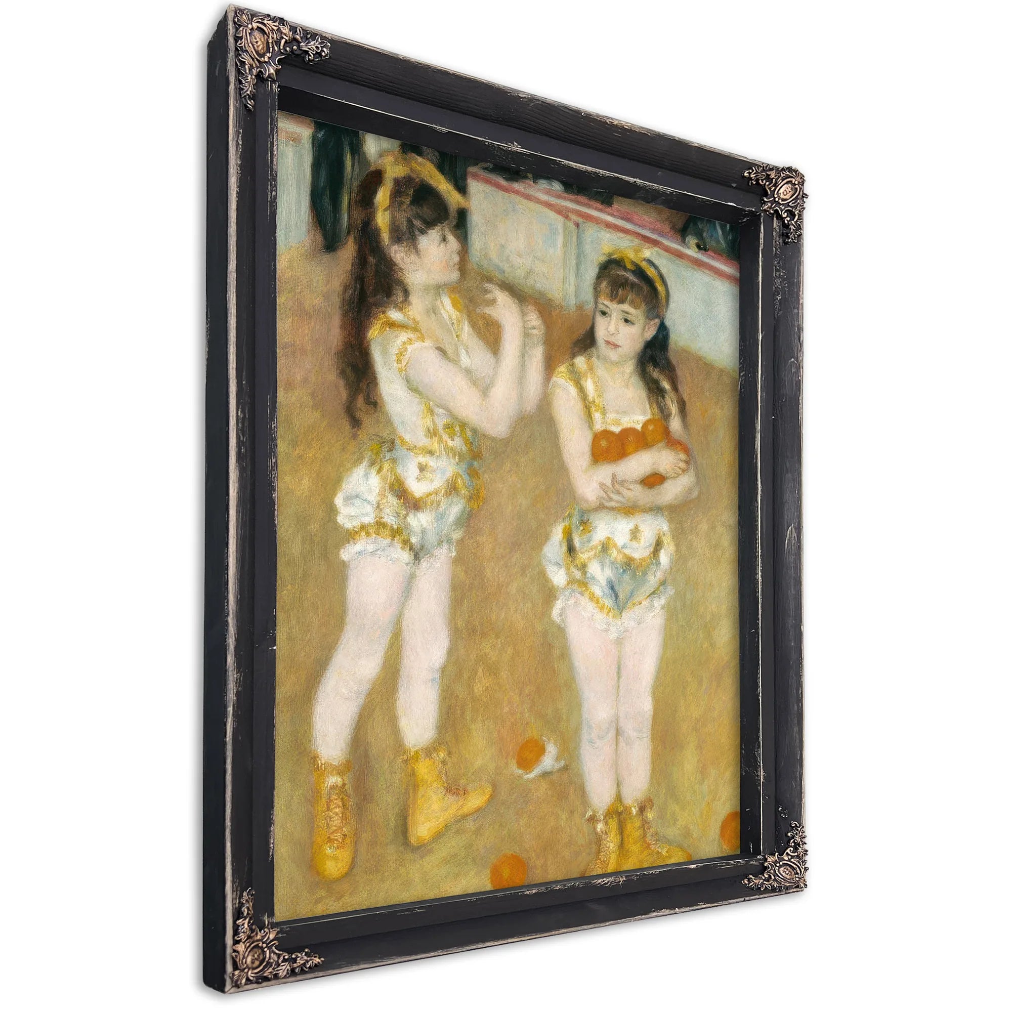 Acrobats At The Cirque Fernando (Francisca And Angelina Wartenberg) By Pierre August Renoir Fine Art Print