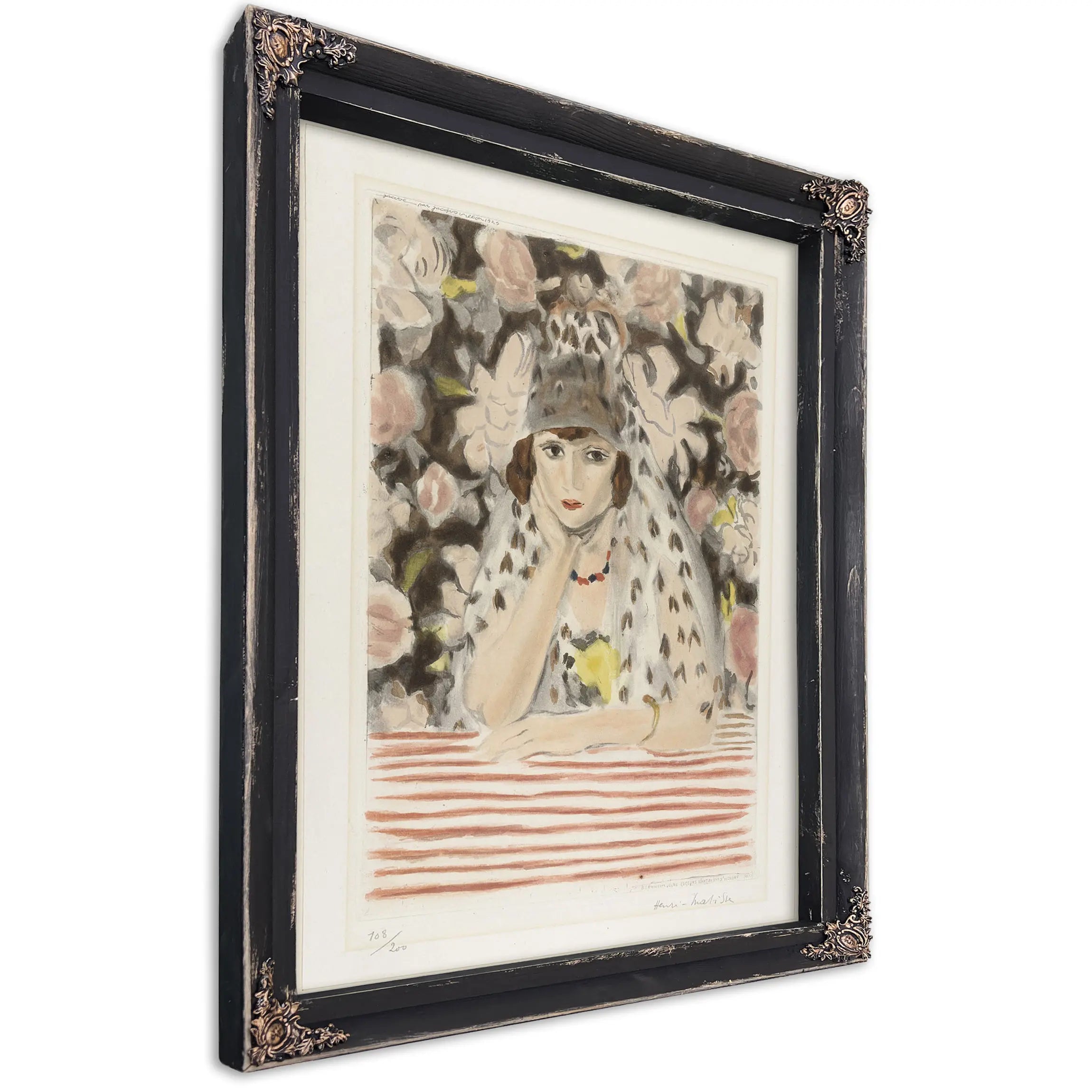 Espagnole A La Mantille (Spanish Woman With Mantilla) by Henri Matisse