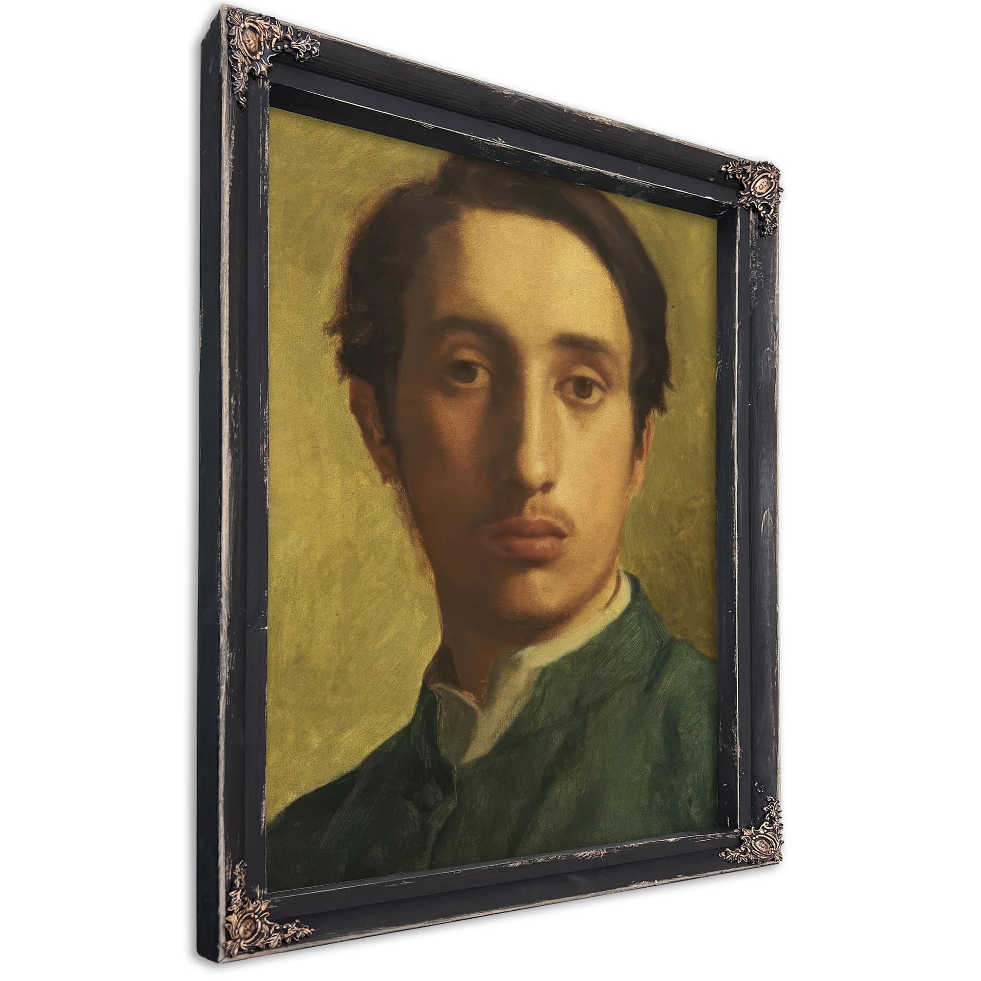 Degas In A Green Waistcoat By Edgar Degas Fine Art Print
