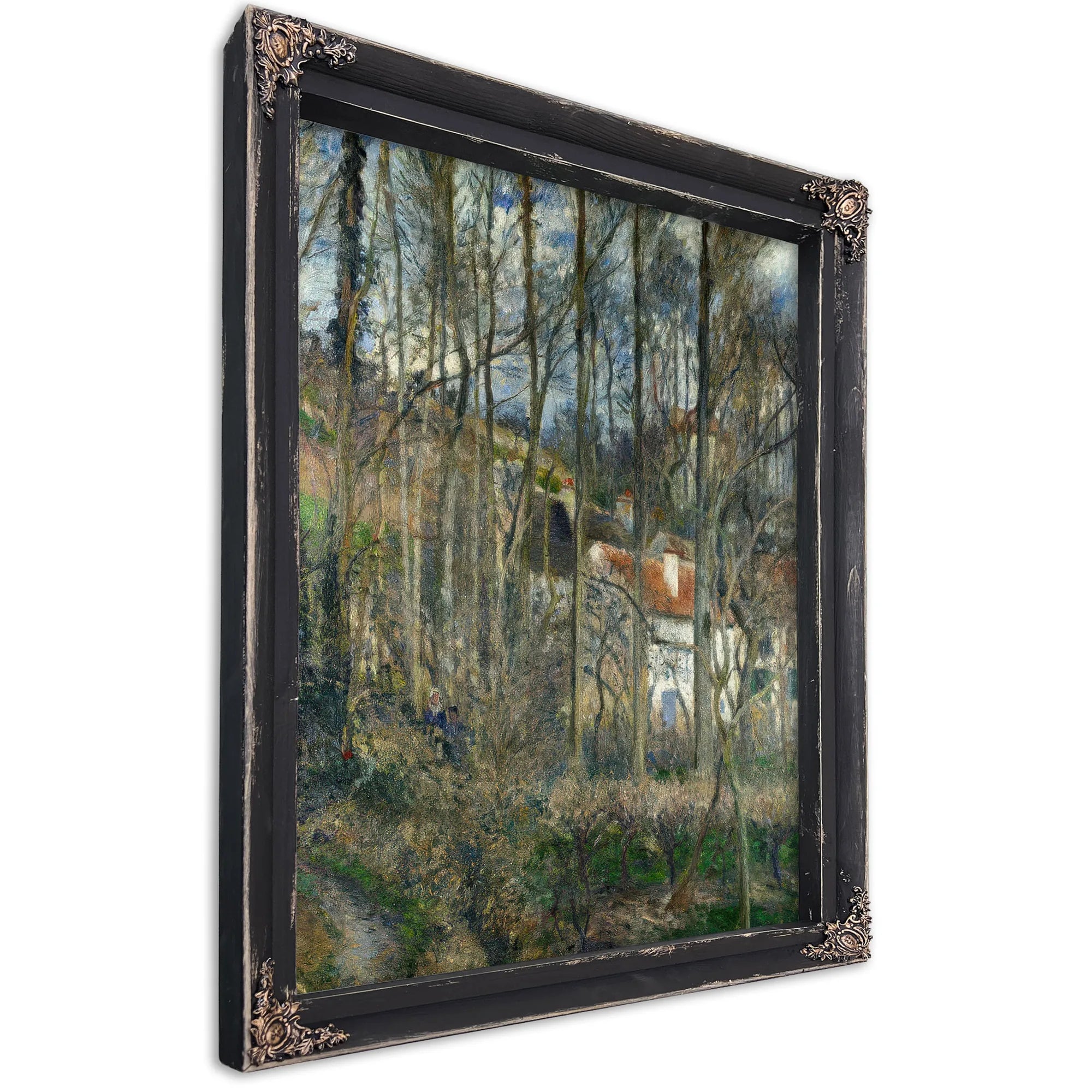 The Cote Des Boeufs At L Hermitage By Camille Pissarro Fine Art Print