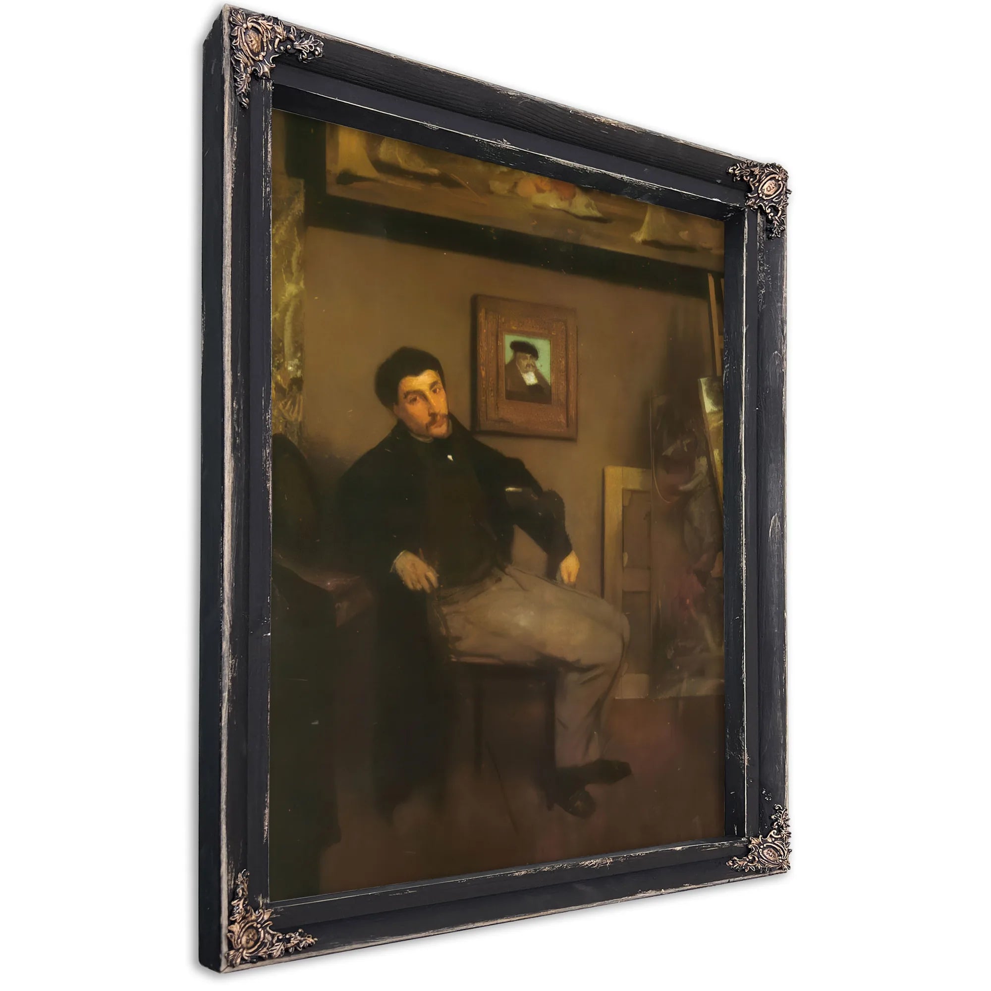 Tissot In An Artists Studio By James Tissot Fine Art Print