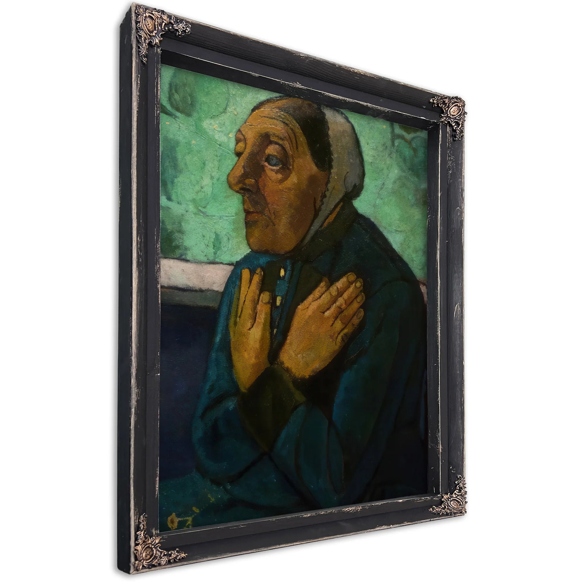Old Peasant Woman By Paula Modersohn Becker Fine Art Print