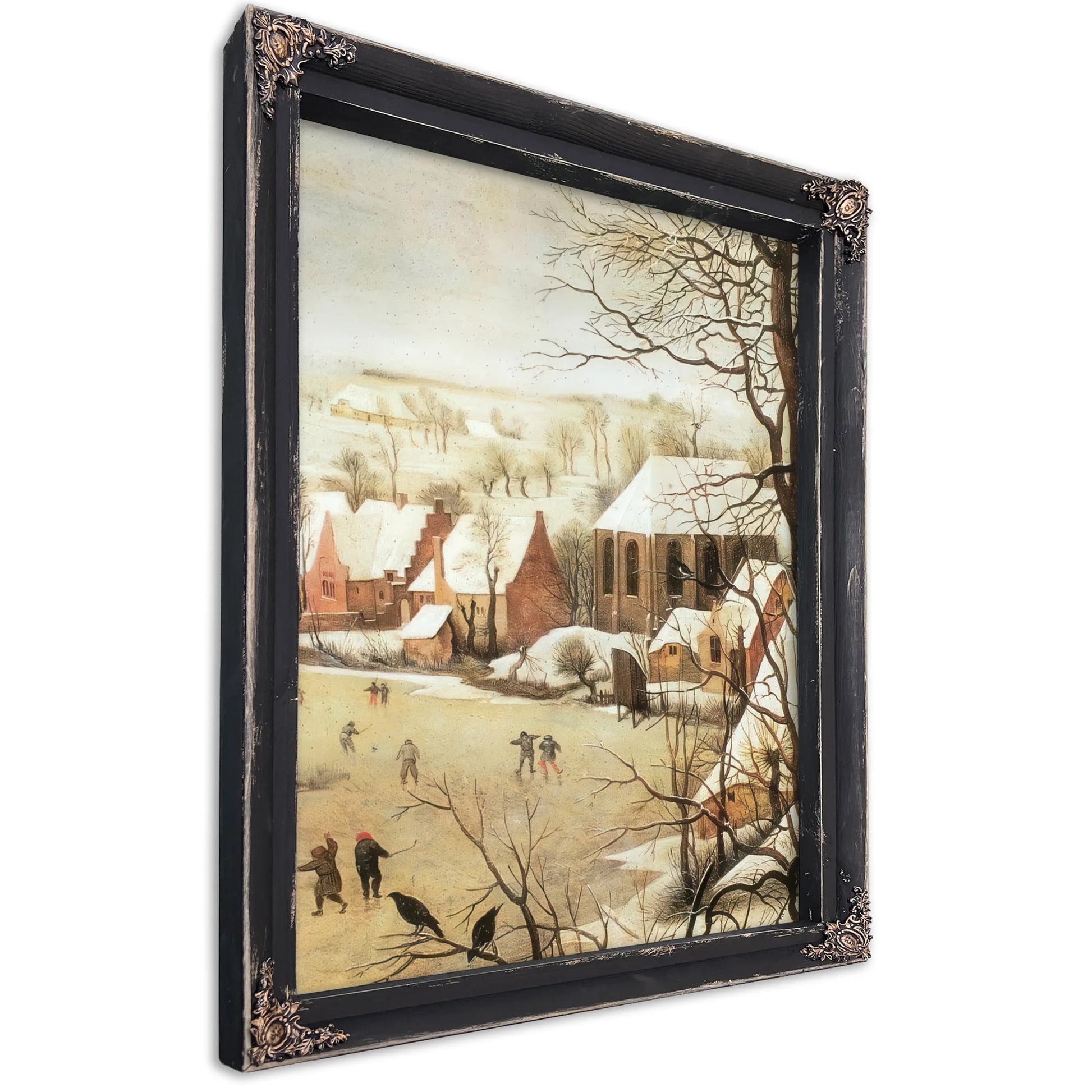 Winter Landscape With A Bird Trap 2 1565 By Pieter Bruegel Fine Art Print