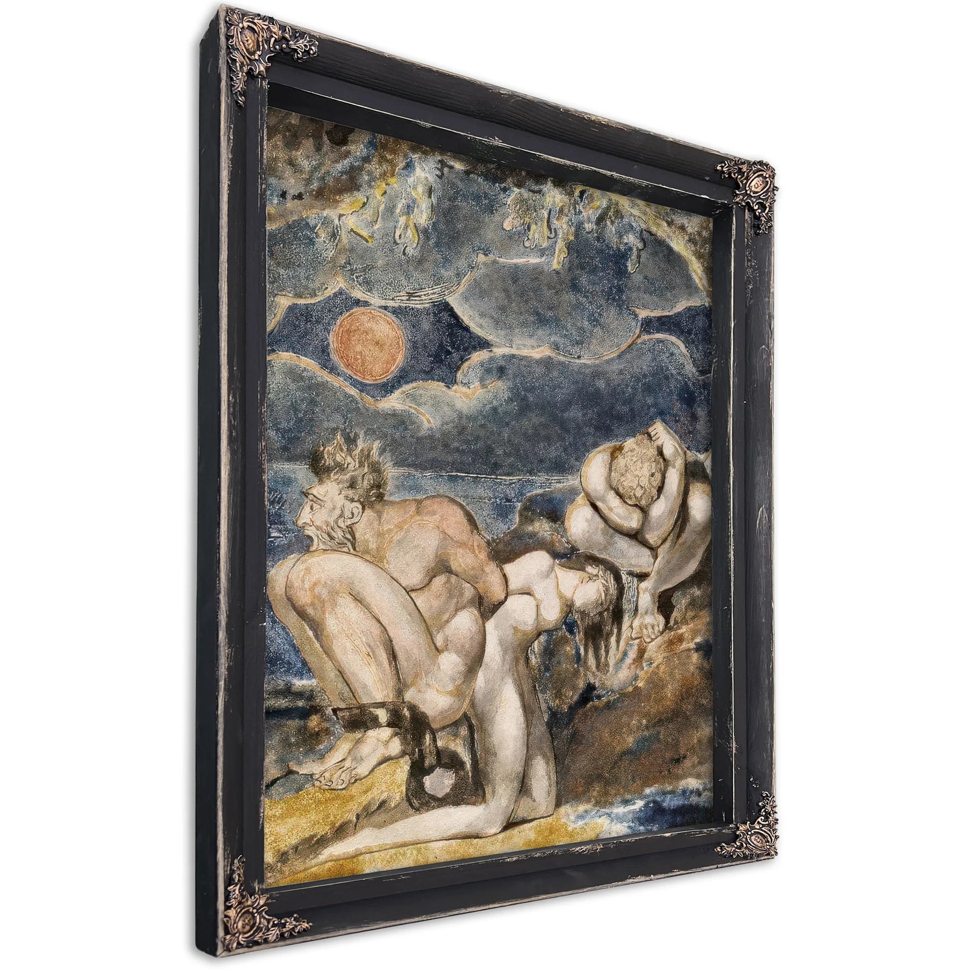 Visions Of The Daughters Of Albion Frontispiece 1795 Etching And Watercolor 17X12Cm Tate Uk By William Blake Fine Art Print