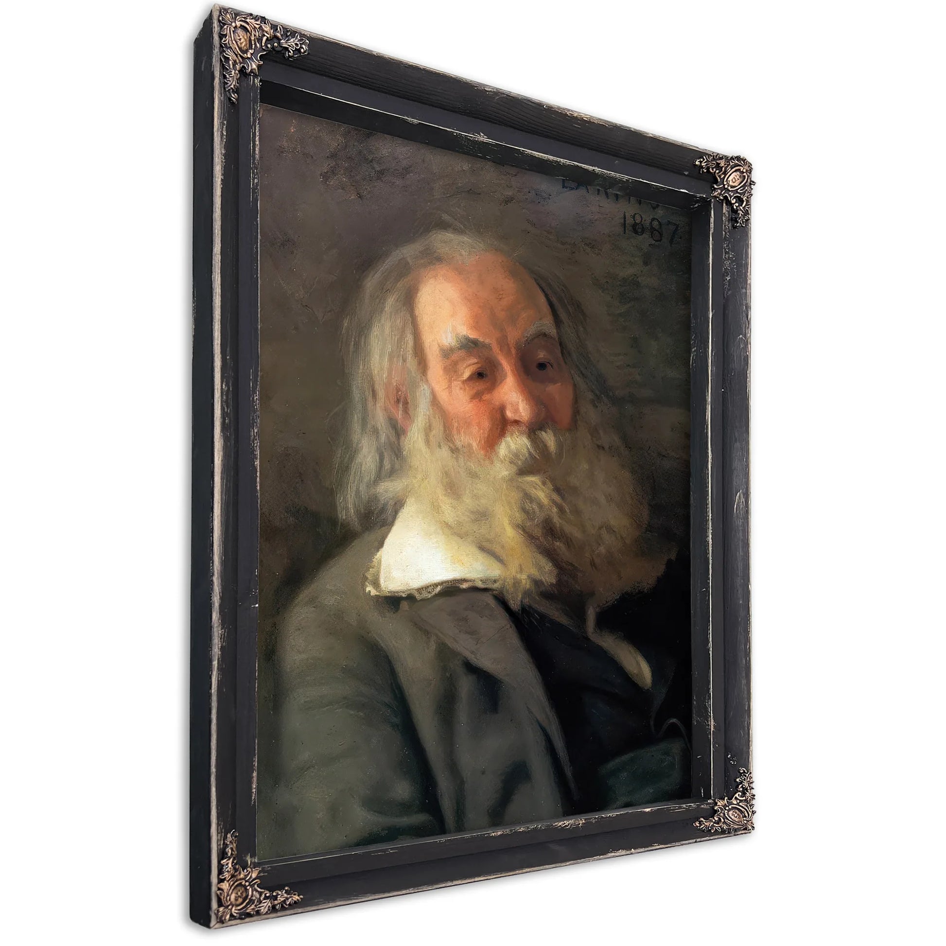 Walt Whitman By Thomas Eakins Fine Art Print