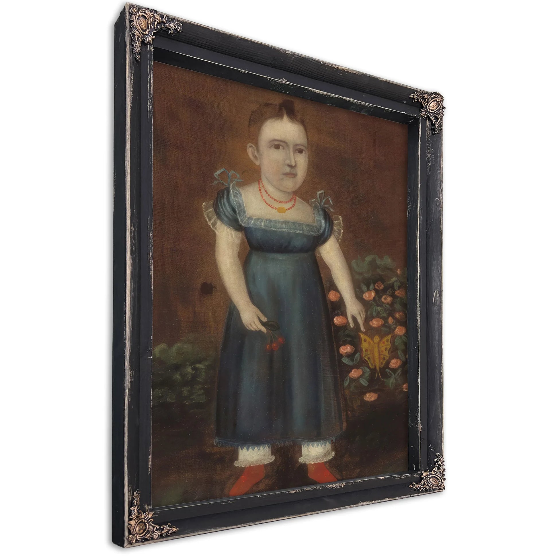 Portrait Of Adelia Ellender 1805 By Joshua Johnson Fine Art Print