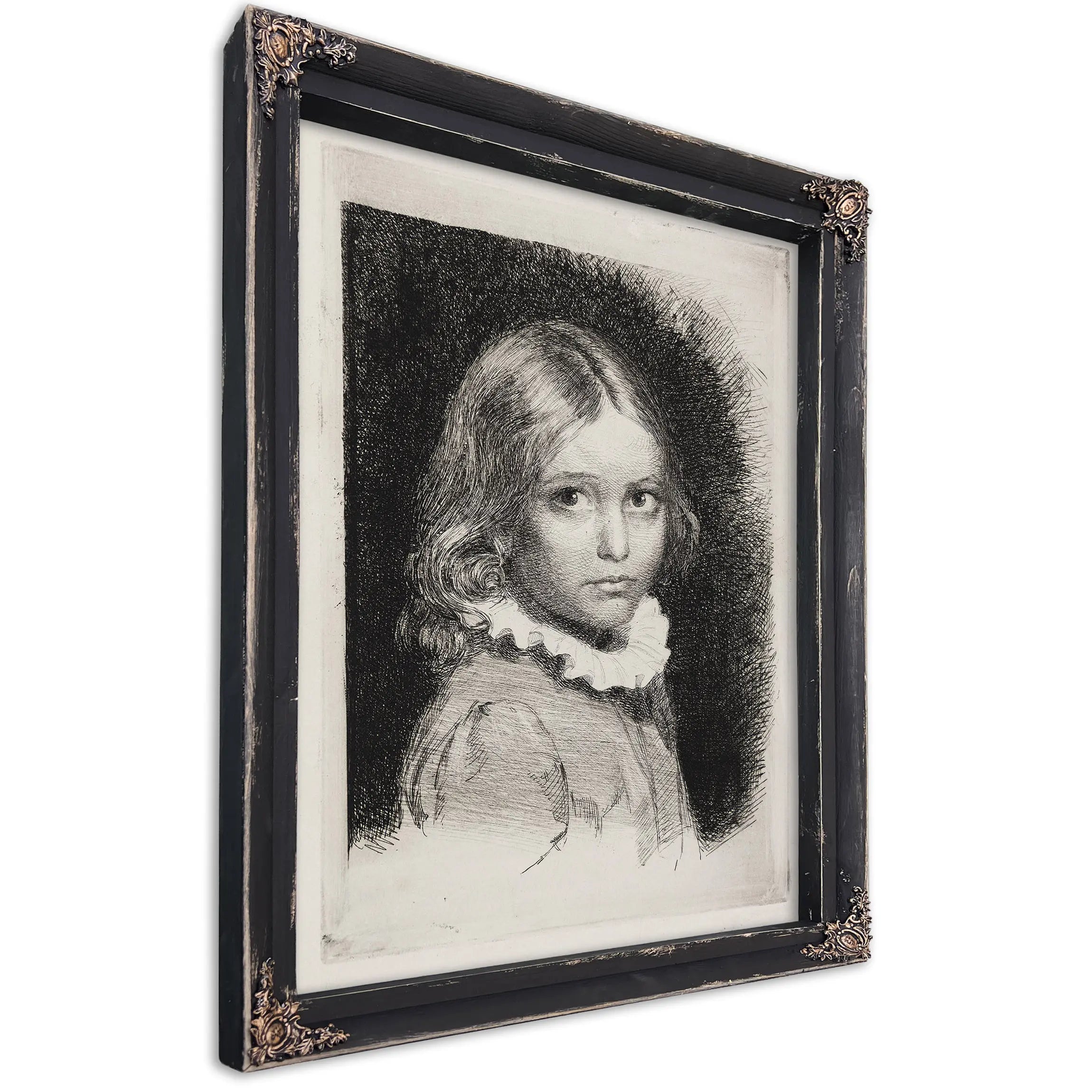 Portrait Of Clara Emilie Rose Bloch by Carl Bloch