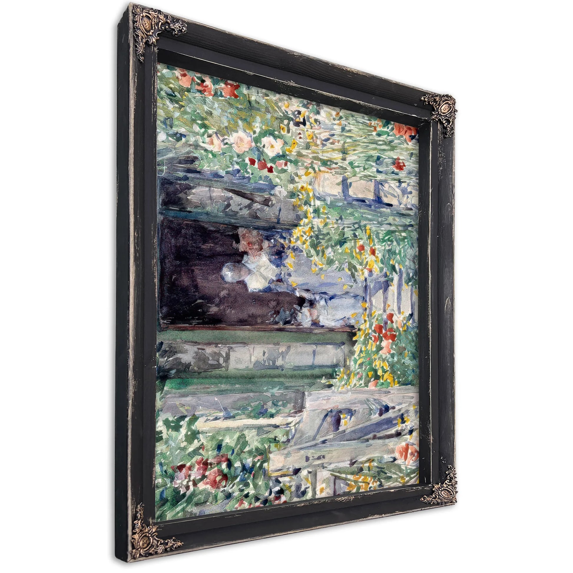 The Garden In Its Glory by Childe Hassam Fine Art Print