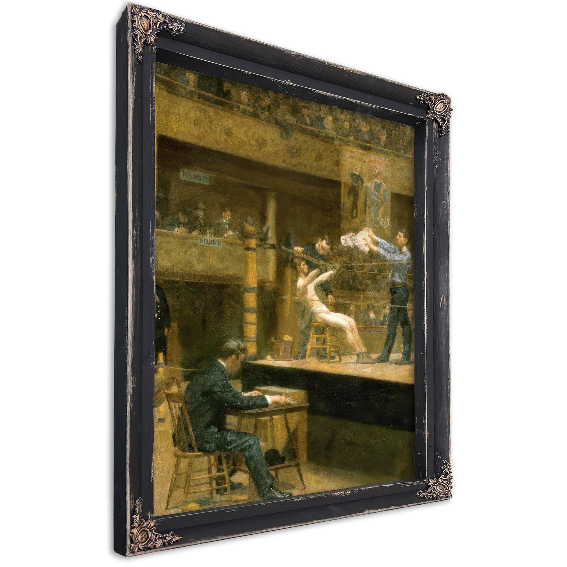 Between Rounds By Thomas Eakins Fine Art Print