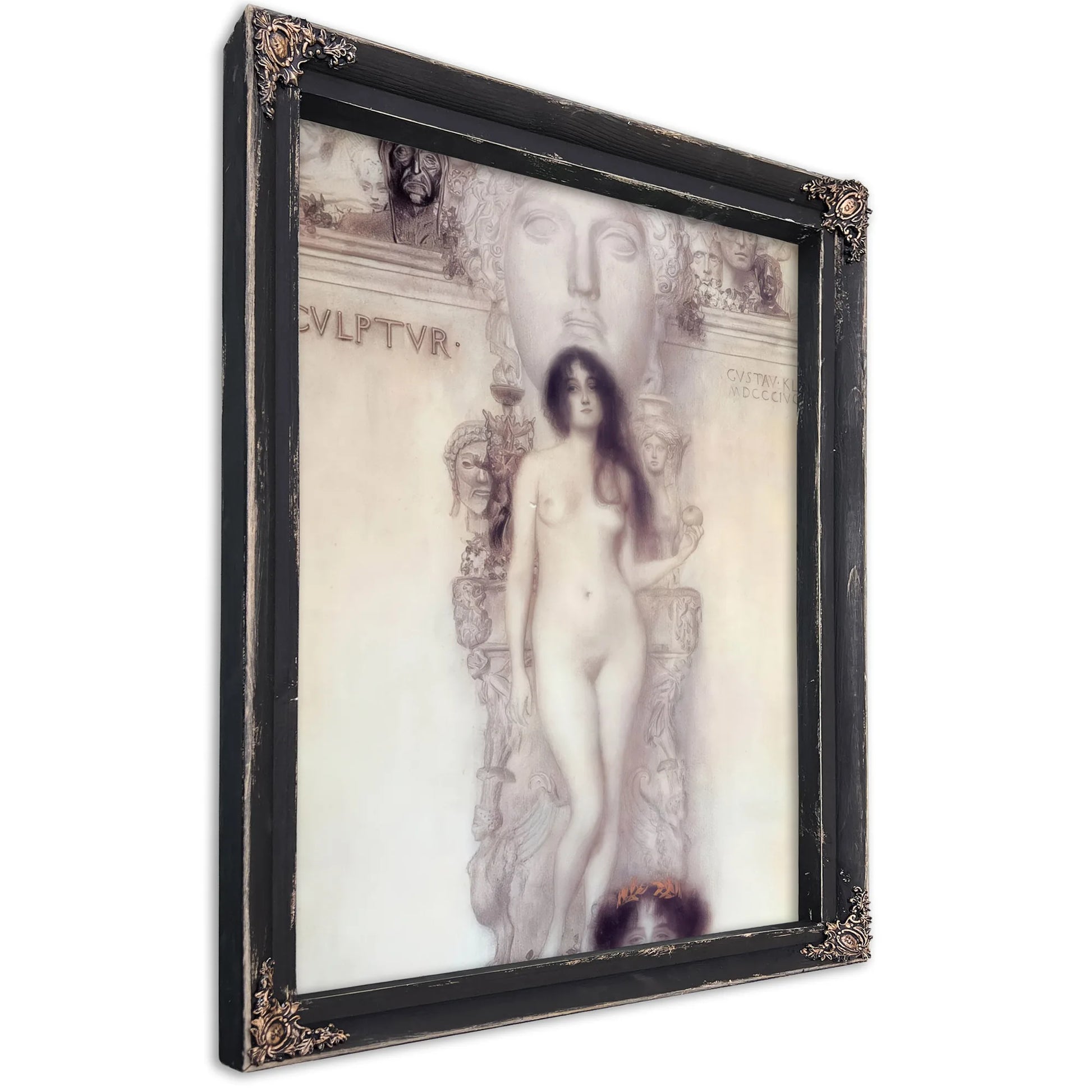 Final Drawing For The Allegory Of Sculpture, 1902 03 By Gustav Klimt Fine Art Print