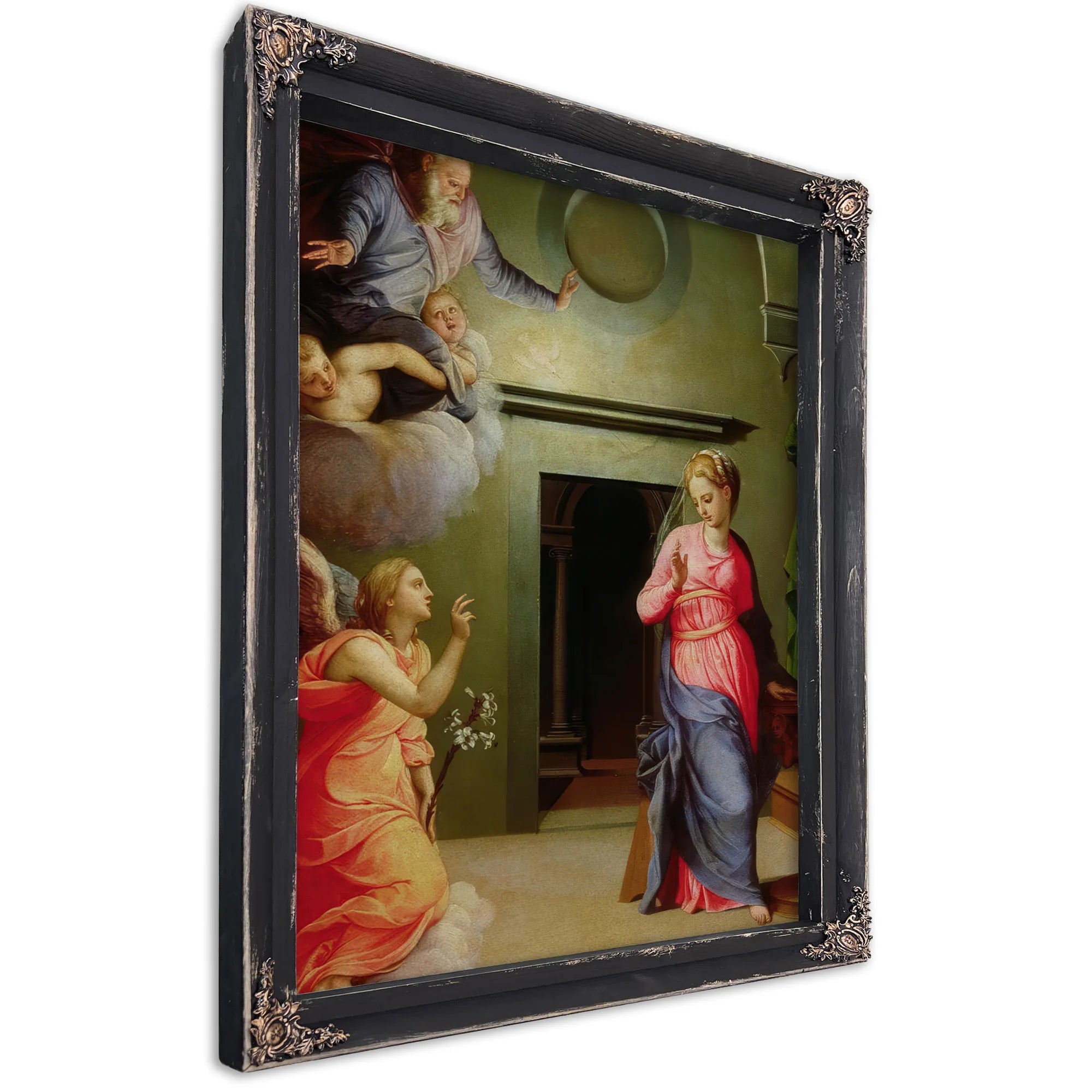 The Annunciation By Agnolo Bronzino Fine Art Print