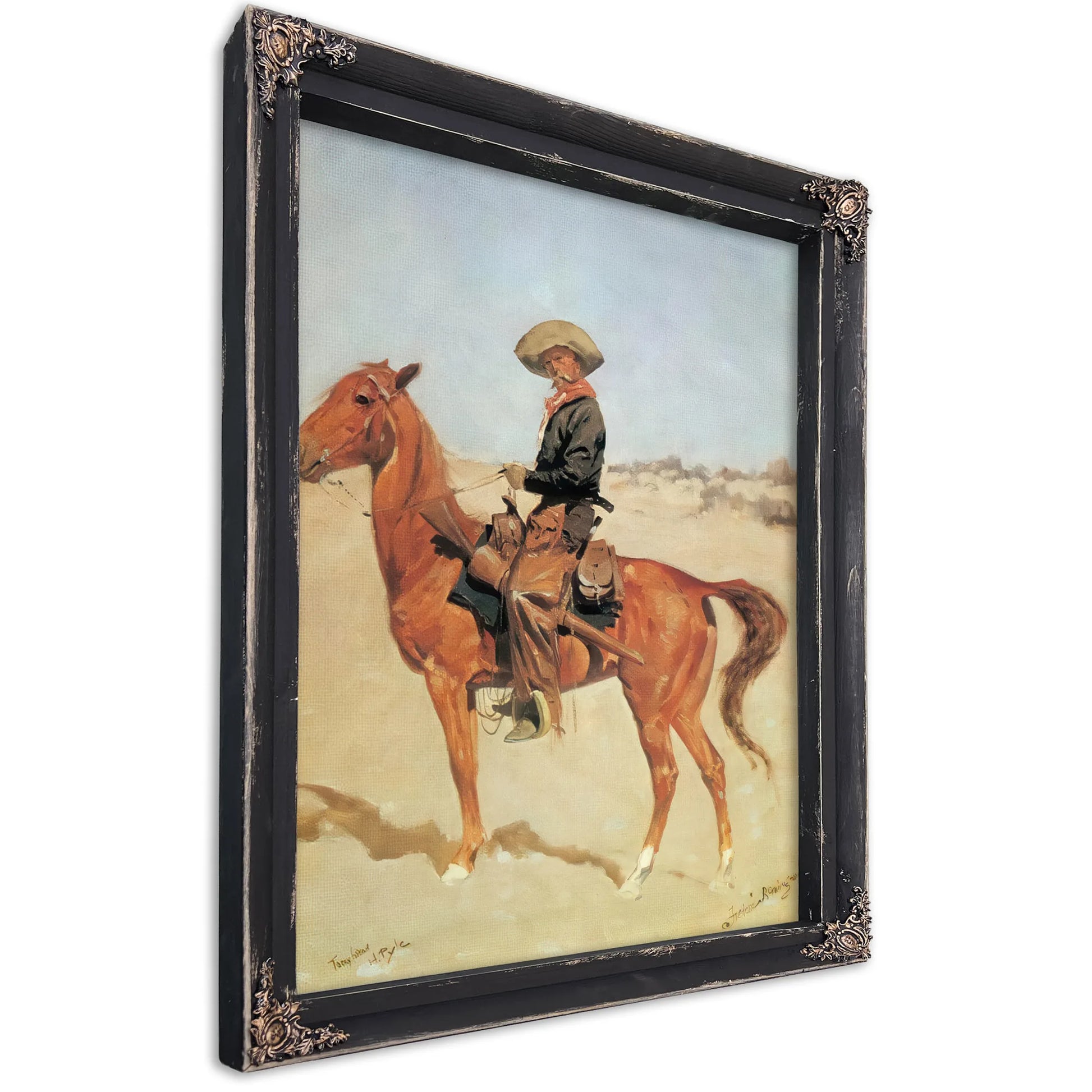 The Puncher By Frederic Remington Fine Art Print