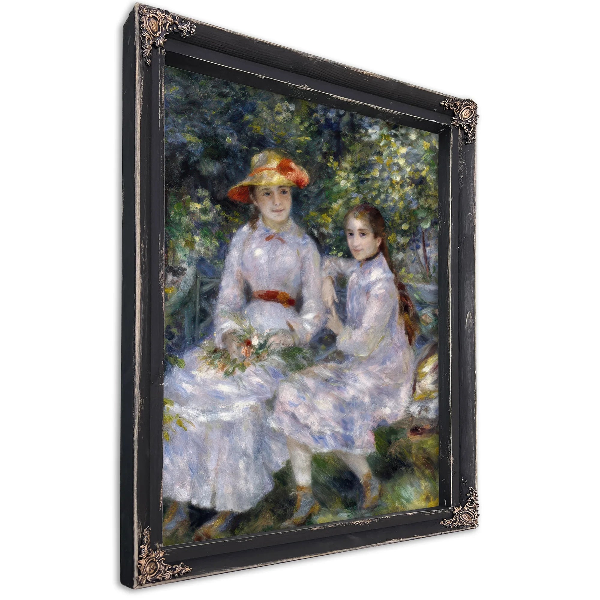 The Daughters Of Durand Ruel By Pierre Auguste Renoir Fine Art Print