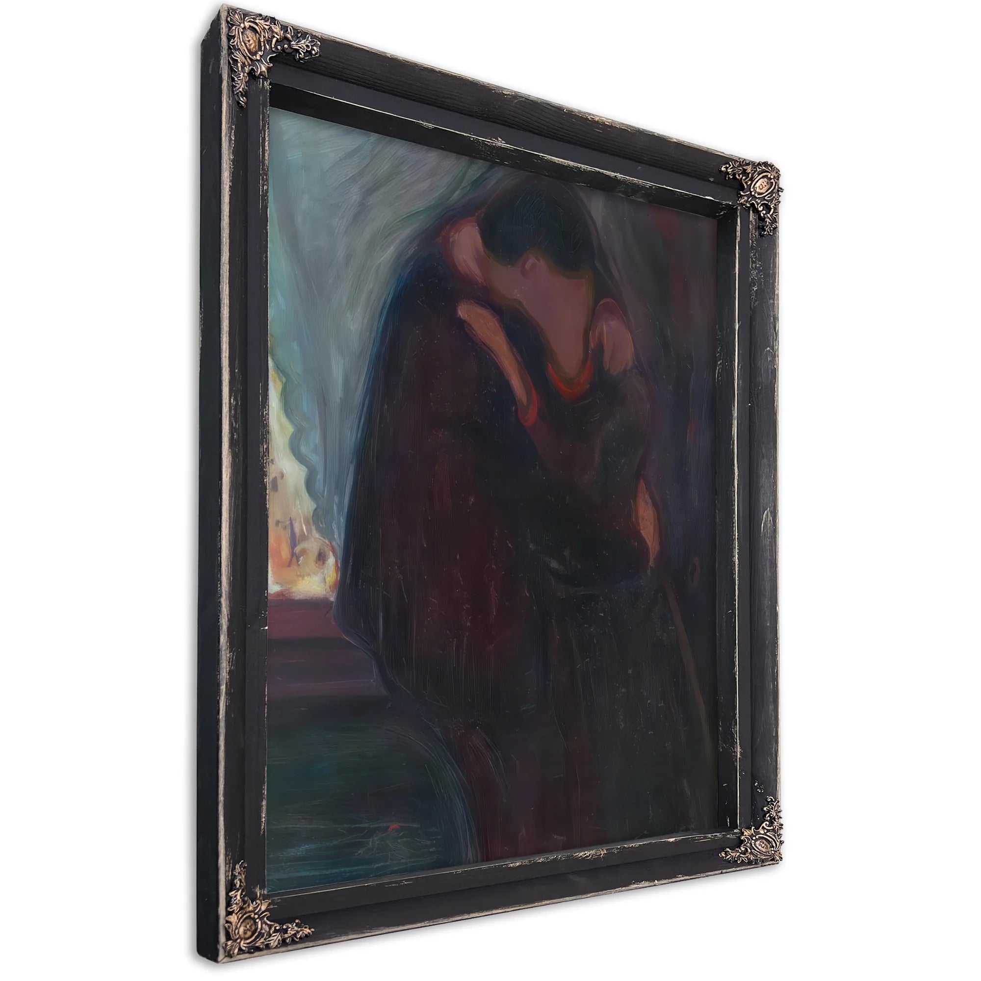 The Kiss 1897 By Edvard Munch Fine Art Print