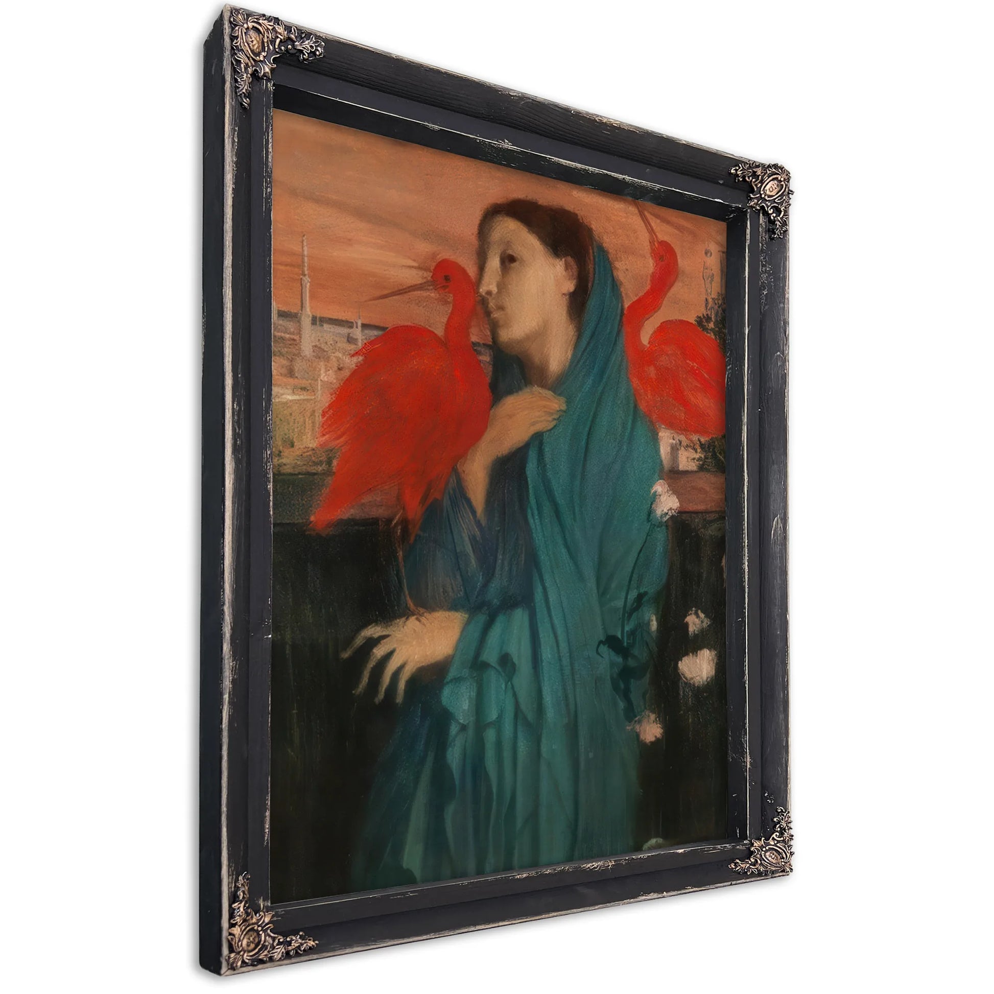 Young Woman With Ibis By Edgar Degas Fine Art Print