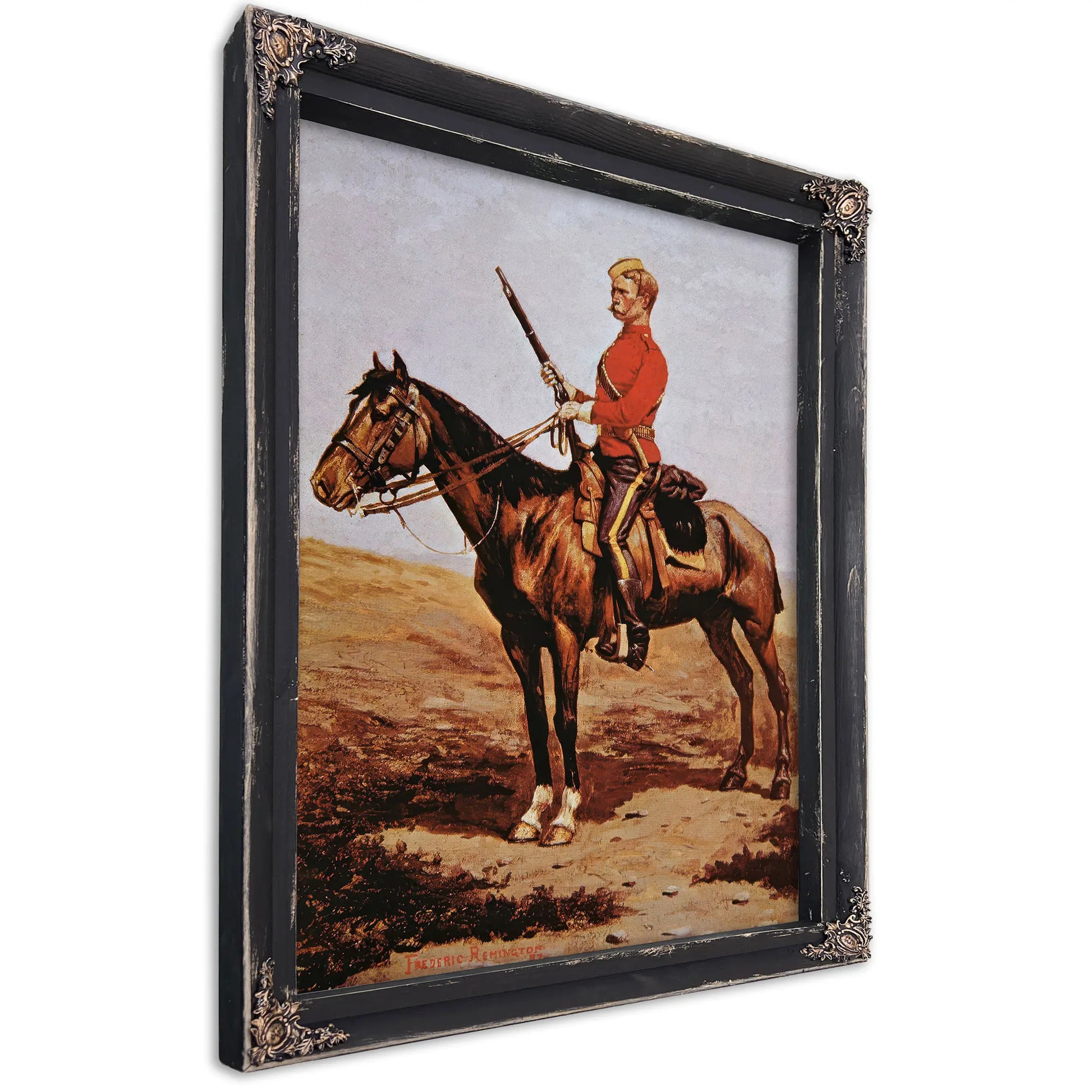 Northwest Mounted Police Of Canada by Frederic Remington