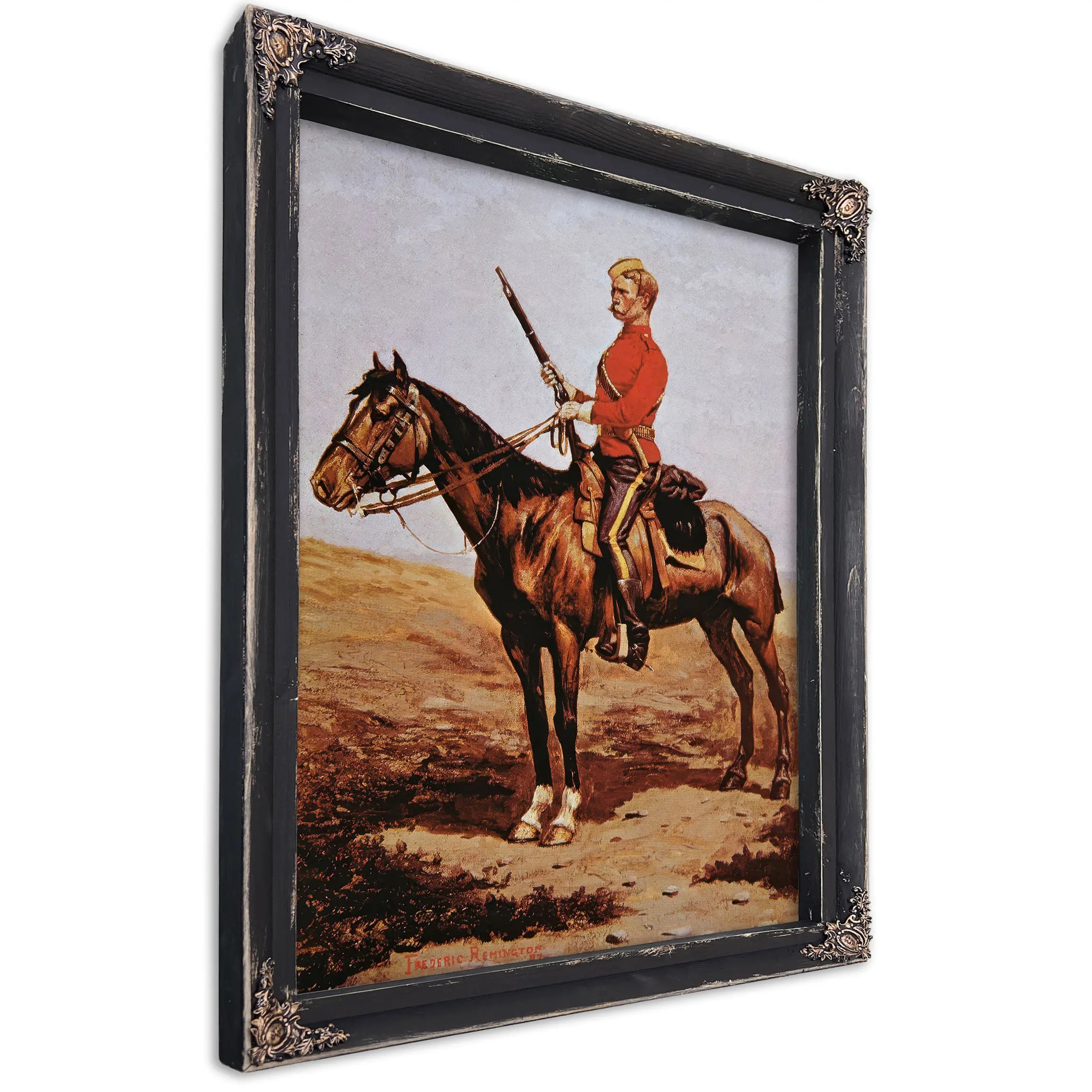 Northwest Mounted Police Of Canada by Frederic Remington