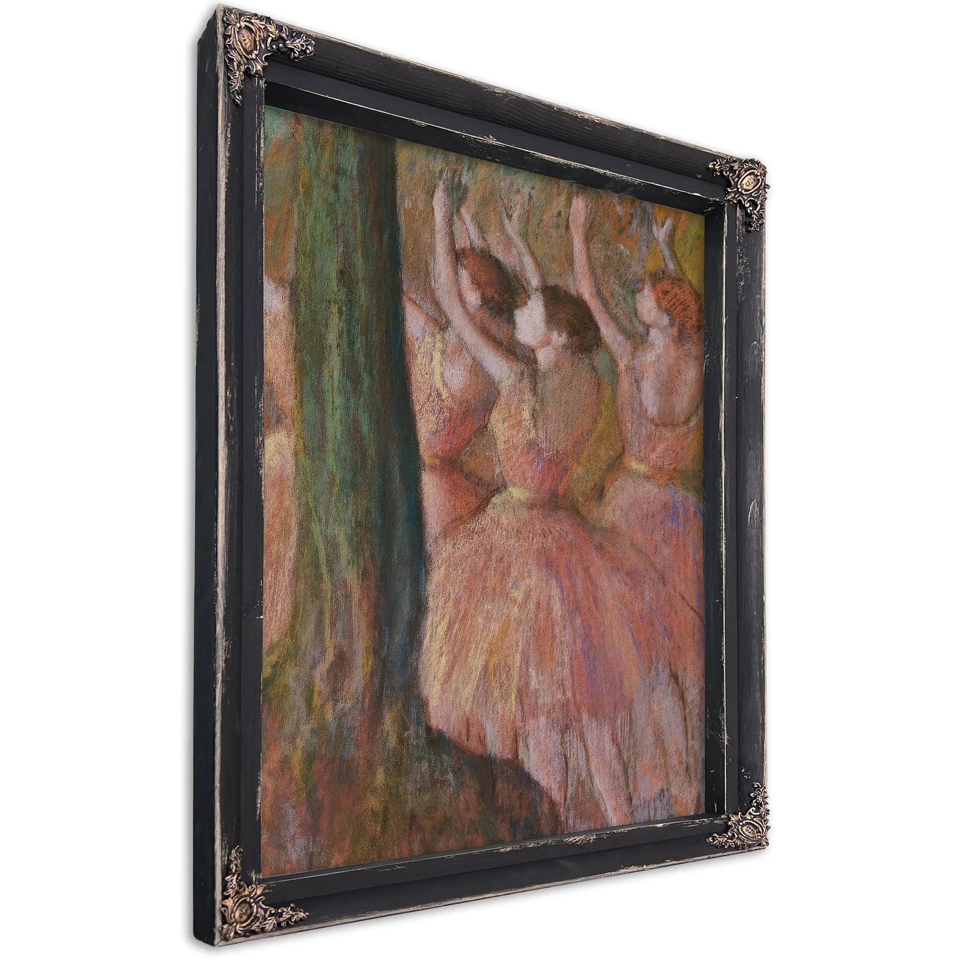 Dancers In Rose By Edgar Degas Fine Art Print