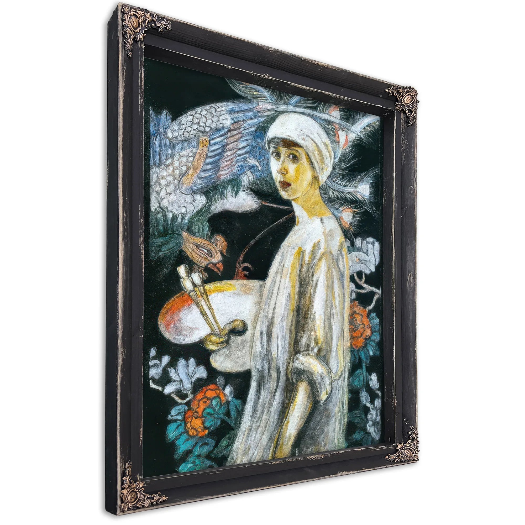 Self Portrait By Florine Stettheimer Fine Art Print