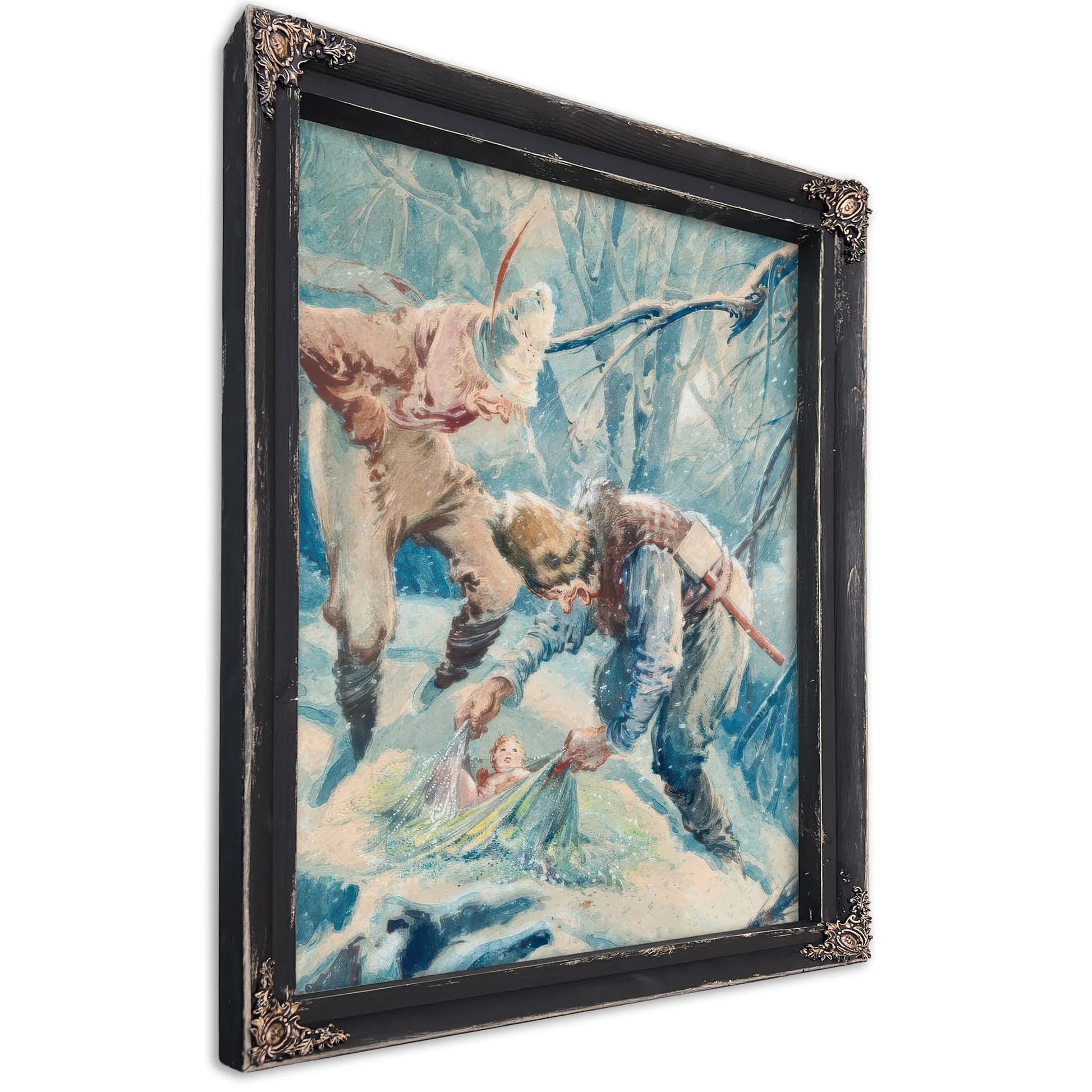 The Happy Prince And Other Tales Story Illustration Page 109 1940 By Everett Shinn Fine Art Print