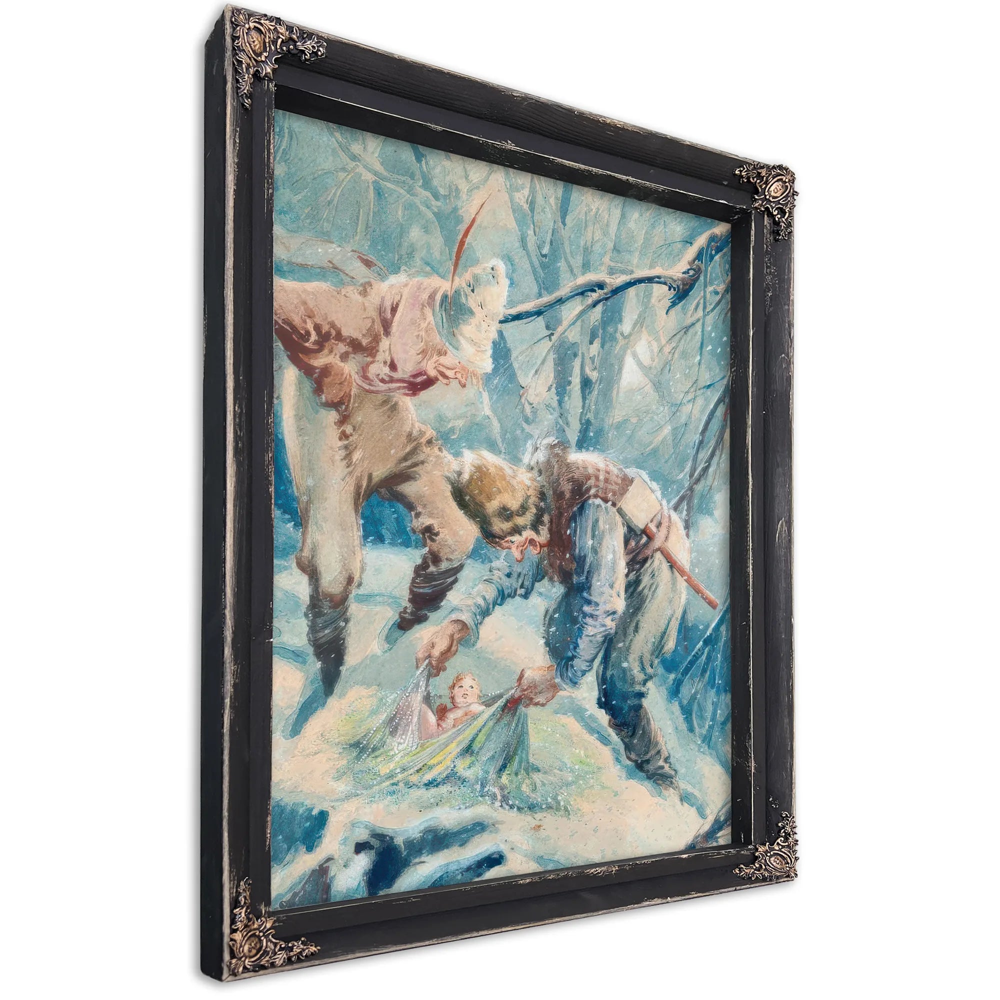 The Happy Prince And Other Tales Story Illustration Page 109 1940 By Everett Shinn Fine Art Print