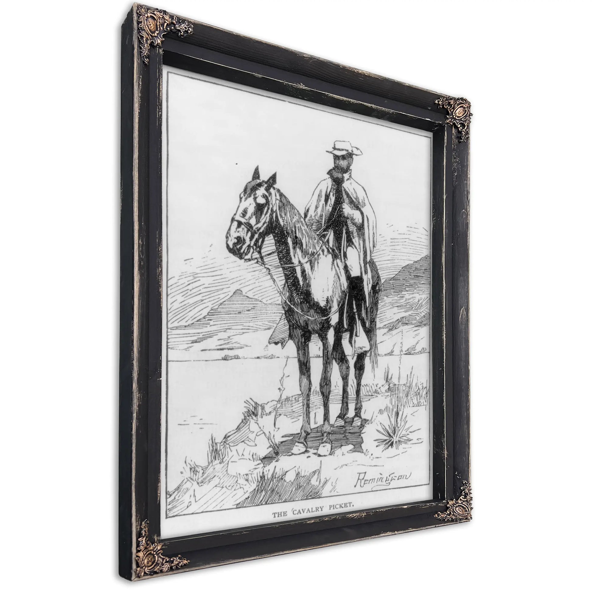 The Cavalry Picket Lccn  by Frederic Remington