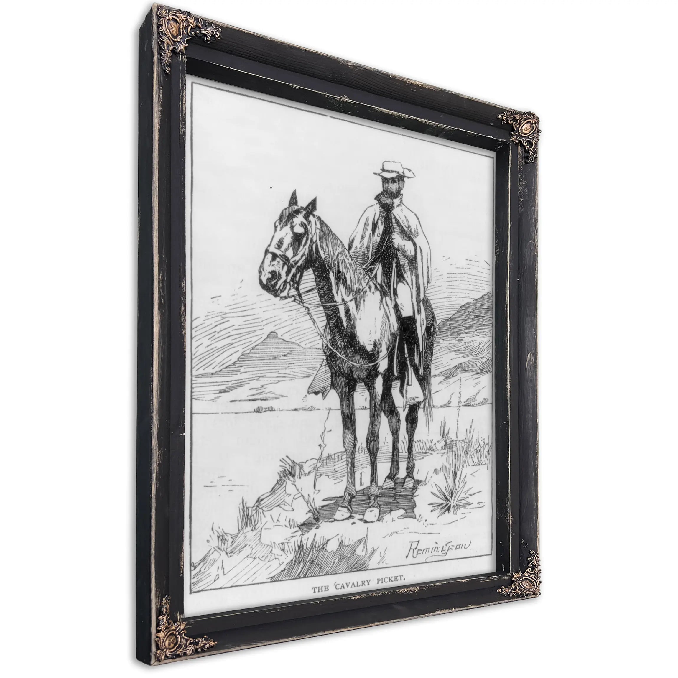 The Cavalry Picket Lccn  by Frederic Remington