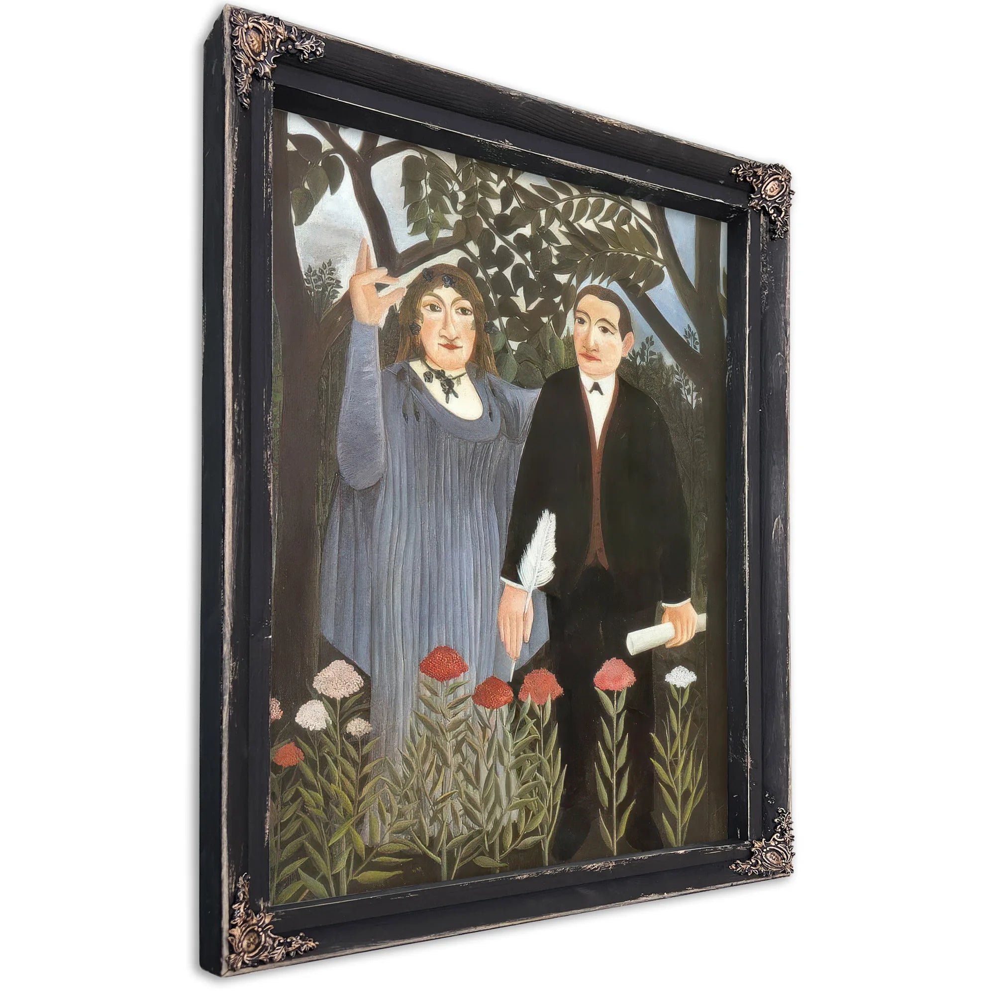 He Muse Inspiring The Poet 1909 By Henri Rousseau Fine Art Print