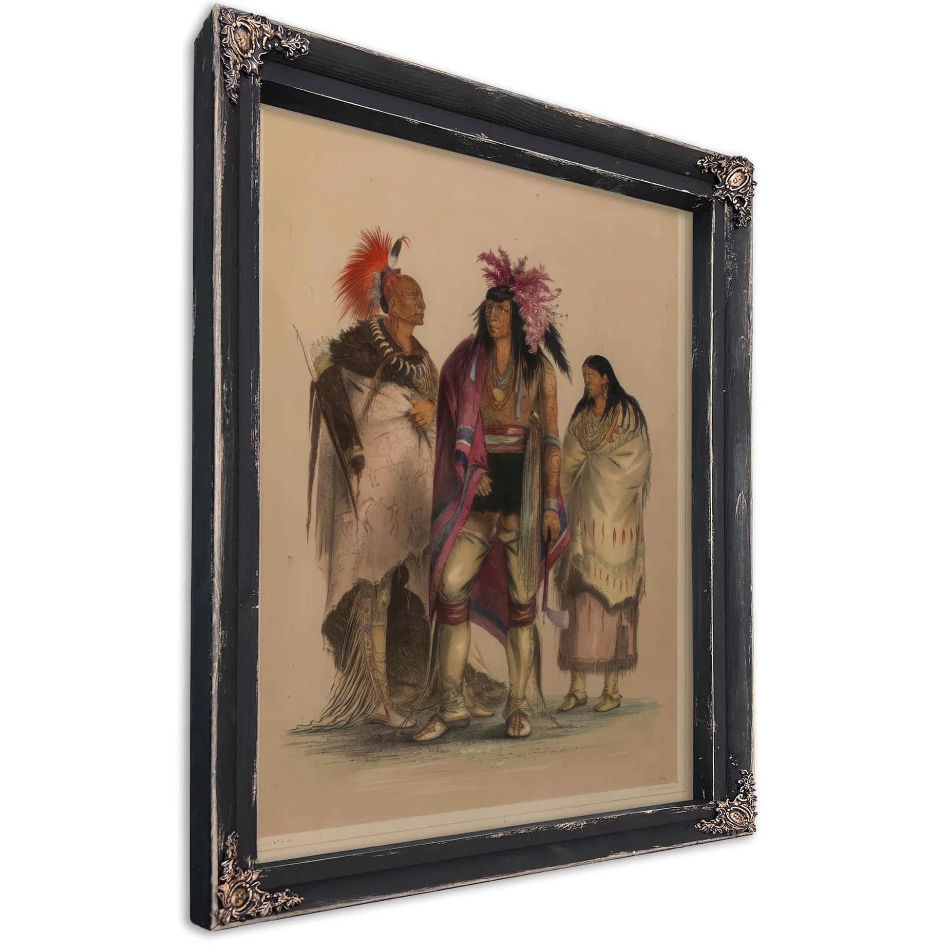 North American Indian Portfolio By George Catlin Fine Art Print