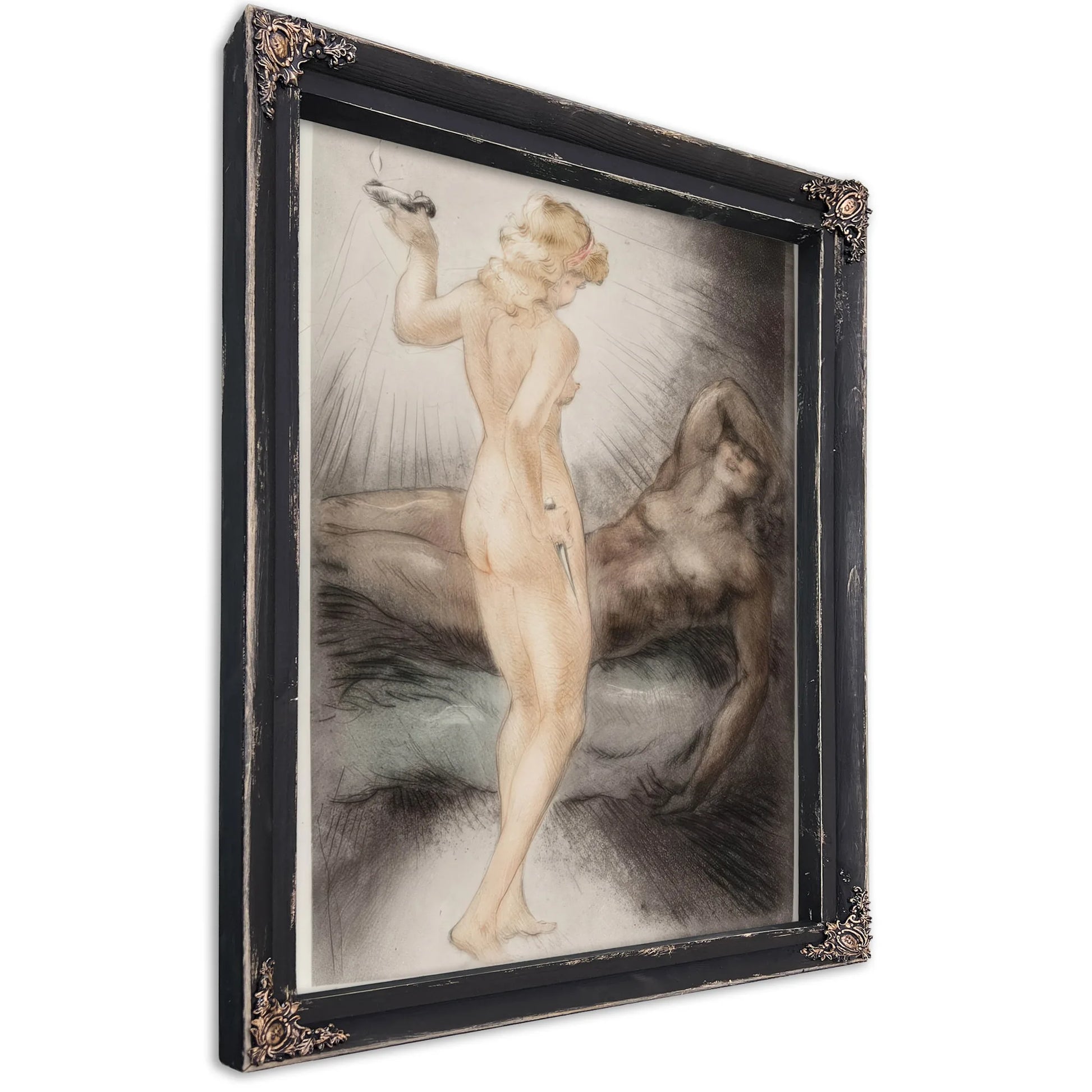 Book Plates Three Works By Louis Icart Fine Art Print