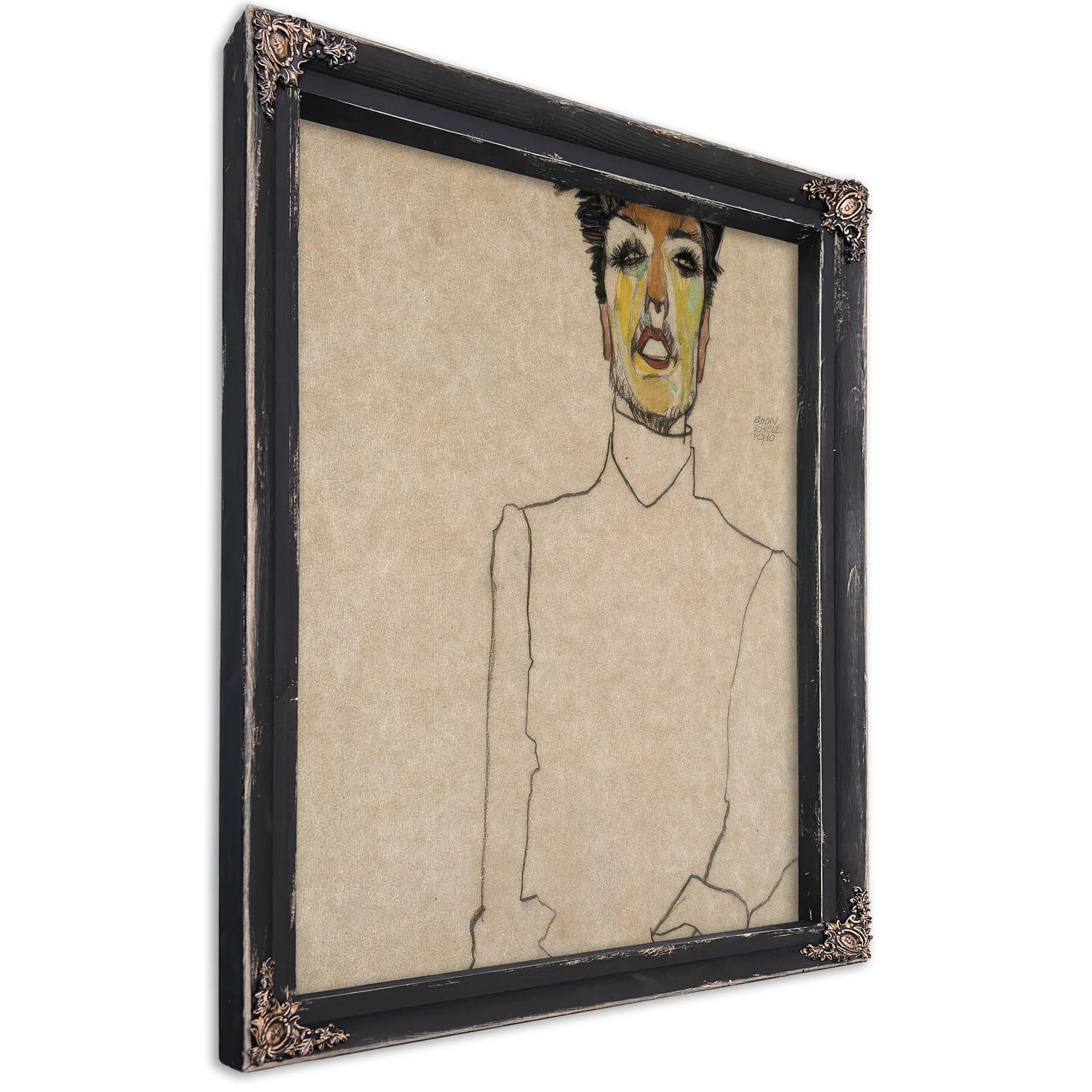 Singer Van Osen By Egon Schiele Fine Art Print