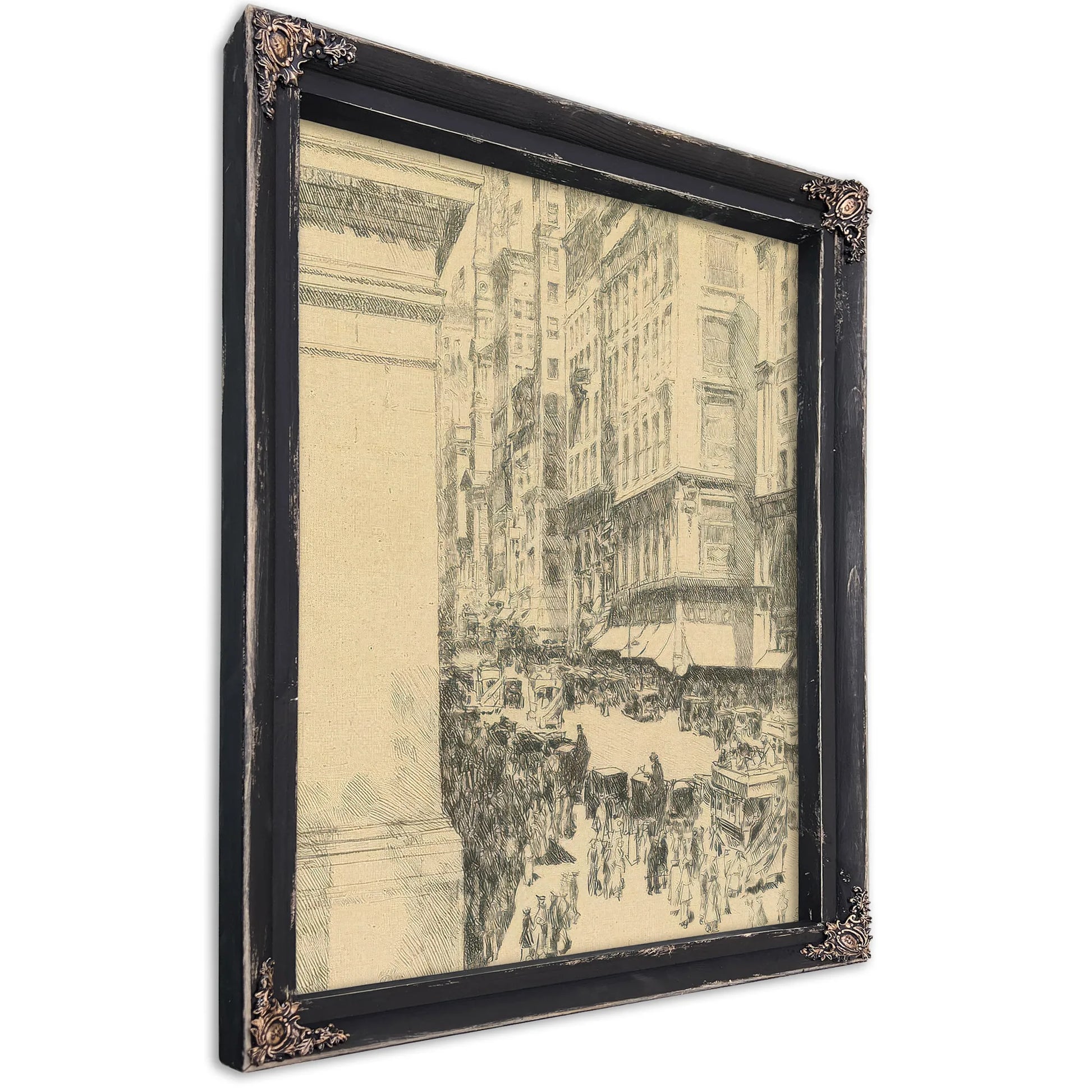 Fifth Avenue, Noon (Clayton & Cortissoz 77) By Childe Hassam Fine Art Print