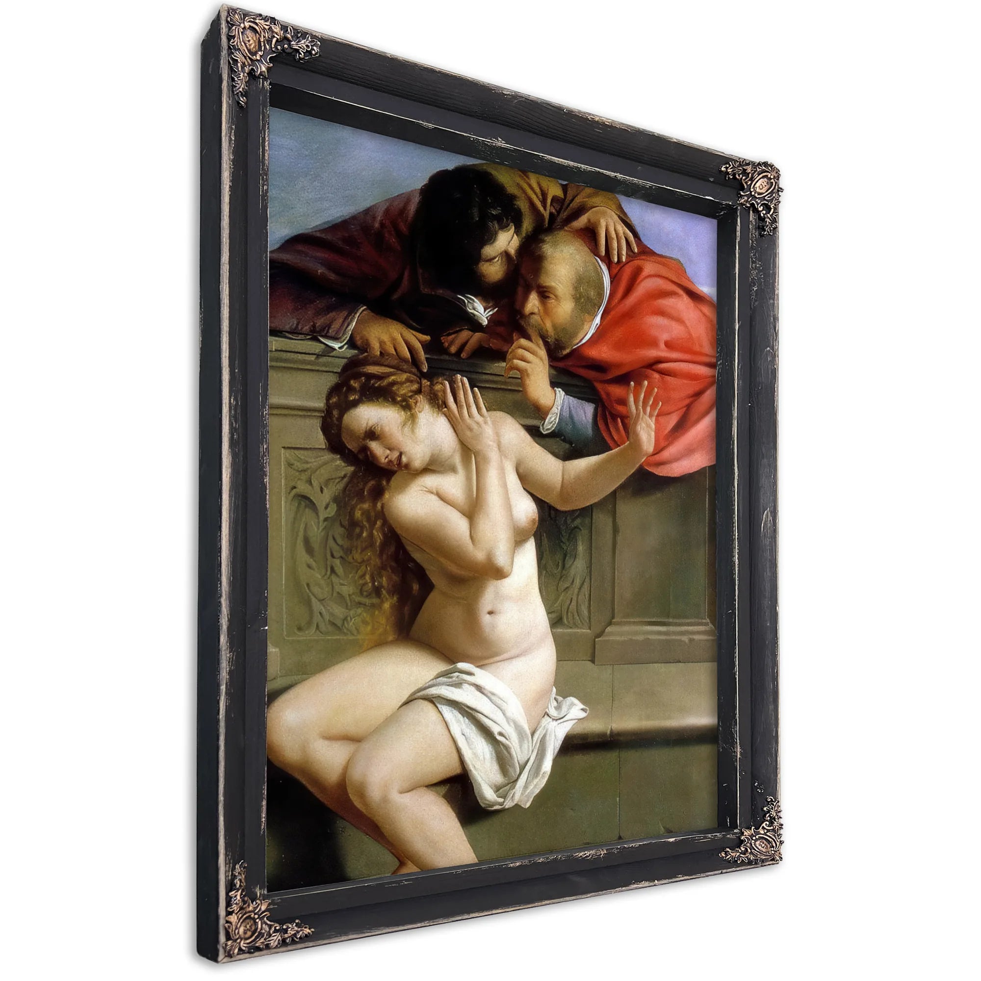 Susanna And The Elders 1610 By Artemisia Gentileschi Fine Art Print