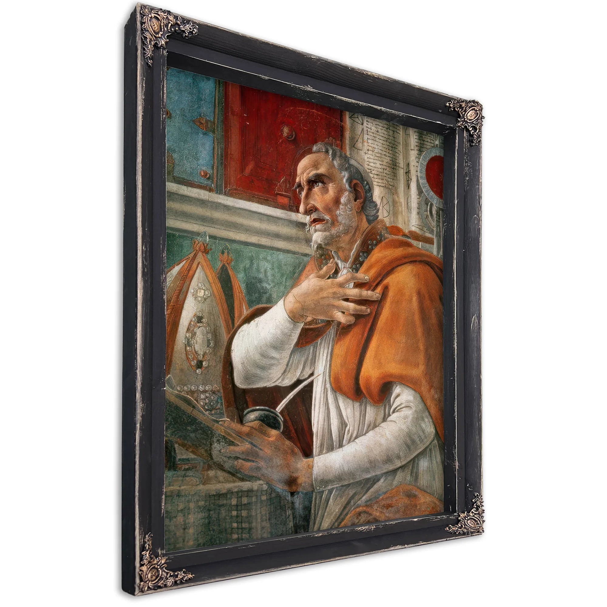 St. Augustine In His Cell By Sandro Botticelli Fine Art Print