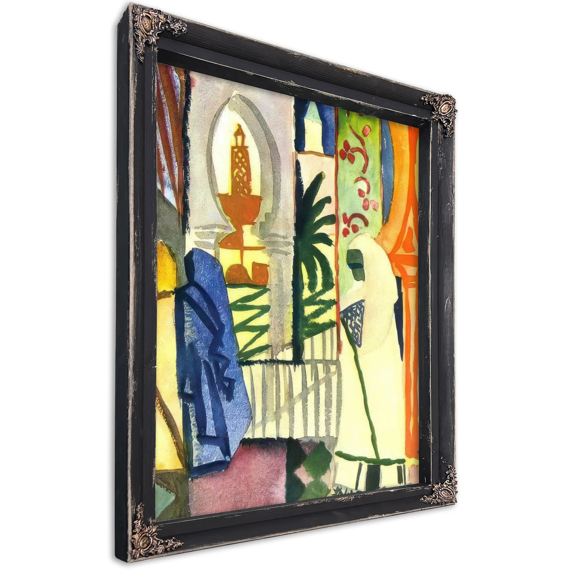 Inside The Mosque By August Macke Fine Art Print