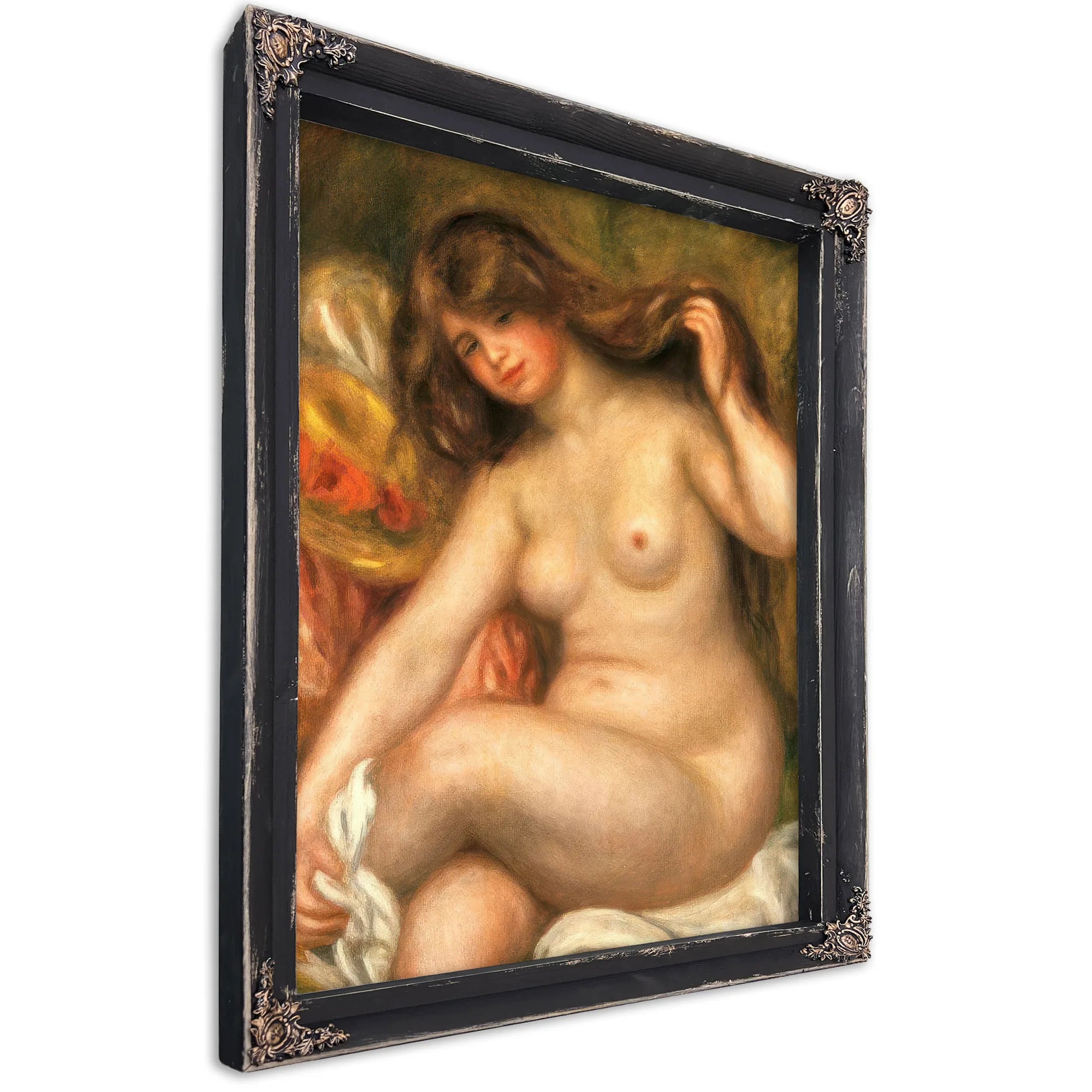 Large Bather By Pierre August Renoir Fine Art Print