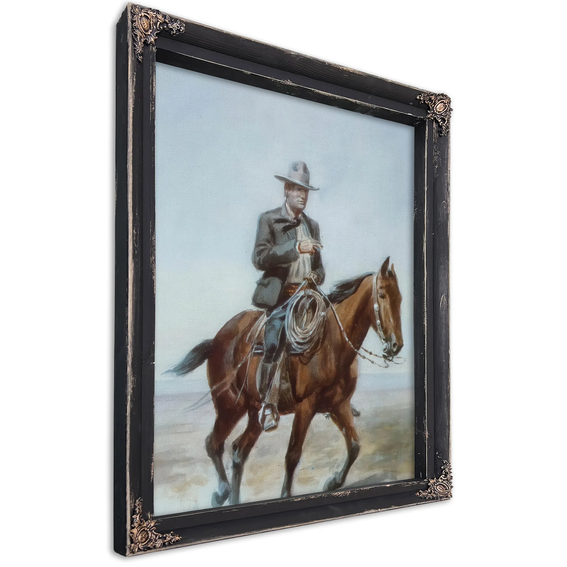 Russel On Redbird By Charles Marion Russell Fine Art Print