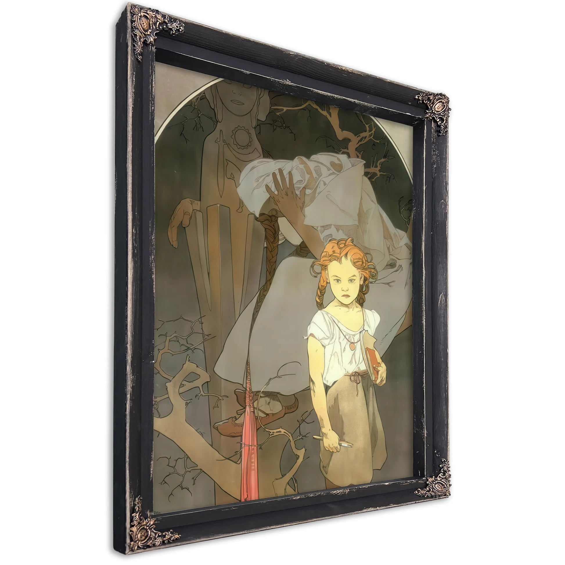Lottery Of The Union Of Southwestern Moravia By Alphonse Mucha Fine Art Print