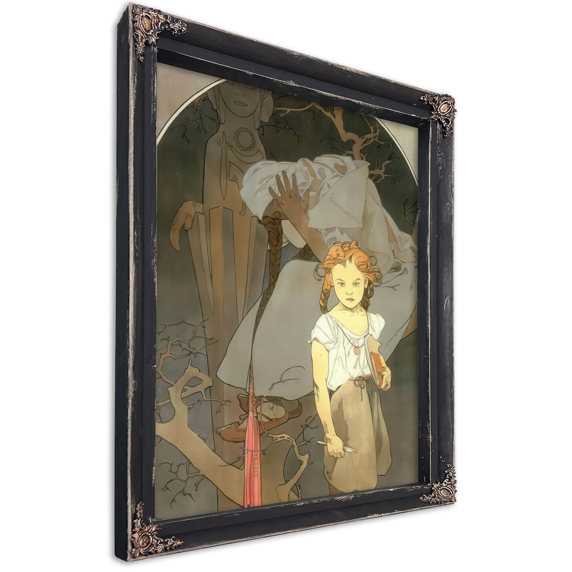 Lottery Of The Union Of Southwestern Moravia By Alphonse Mucha Fine Art Print