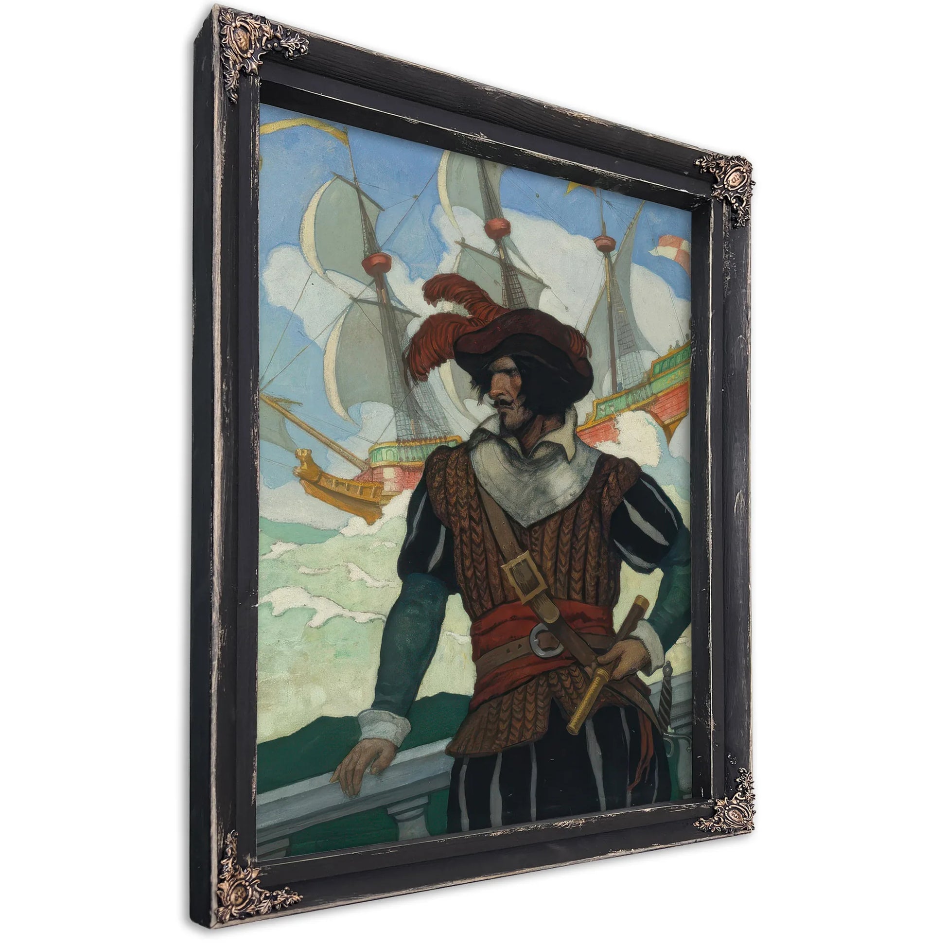Romance Of Adventure By NC Wyeth Fine Art Print