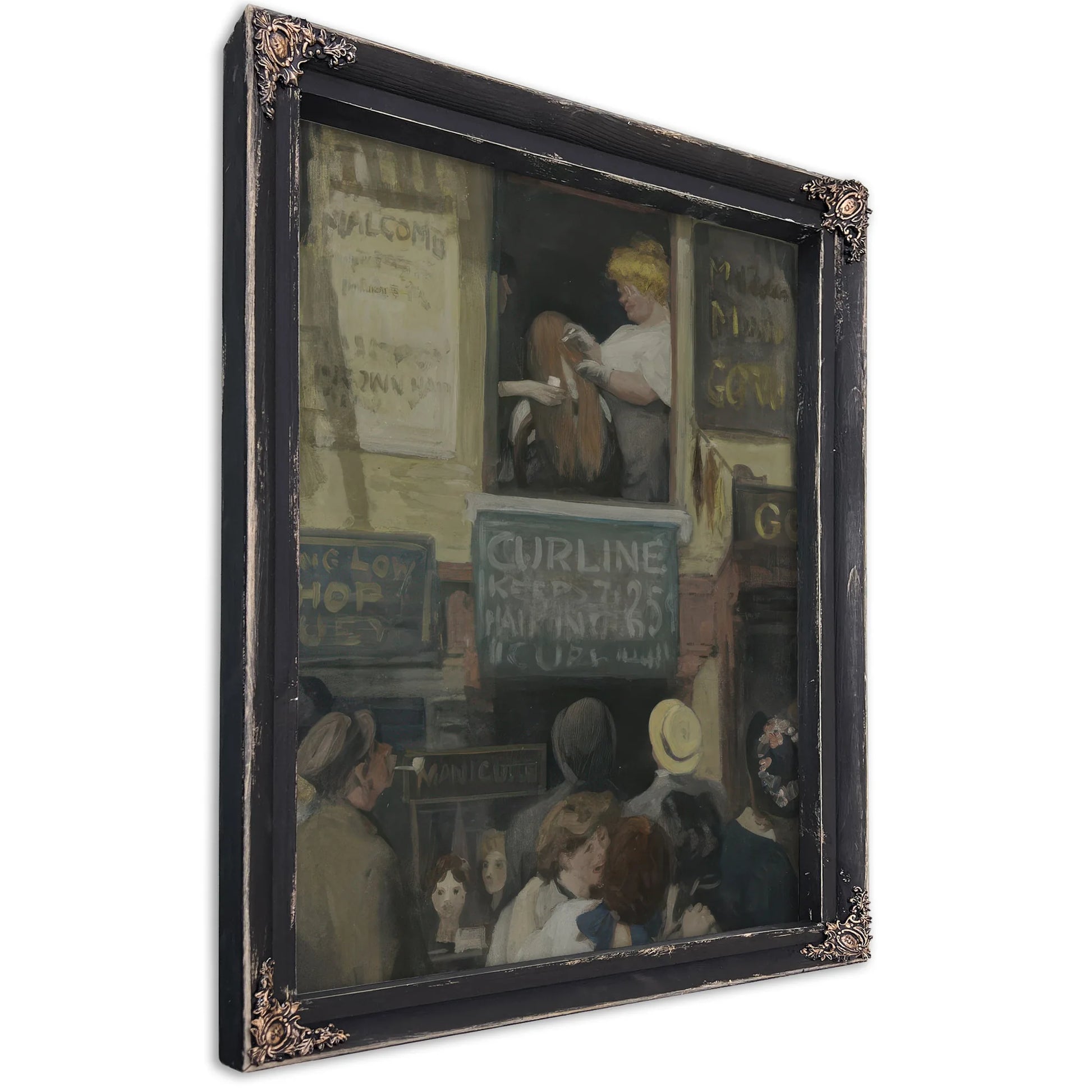 Hairdresser's Window By John Sloan Fine Art Print