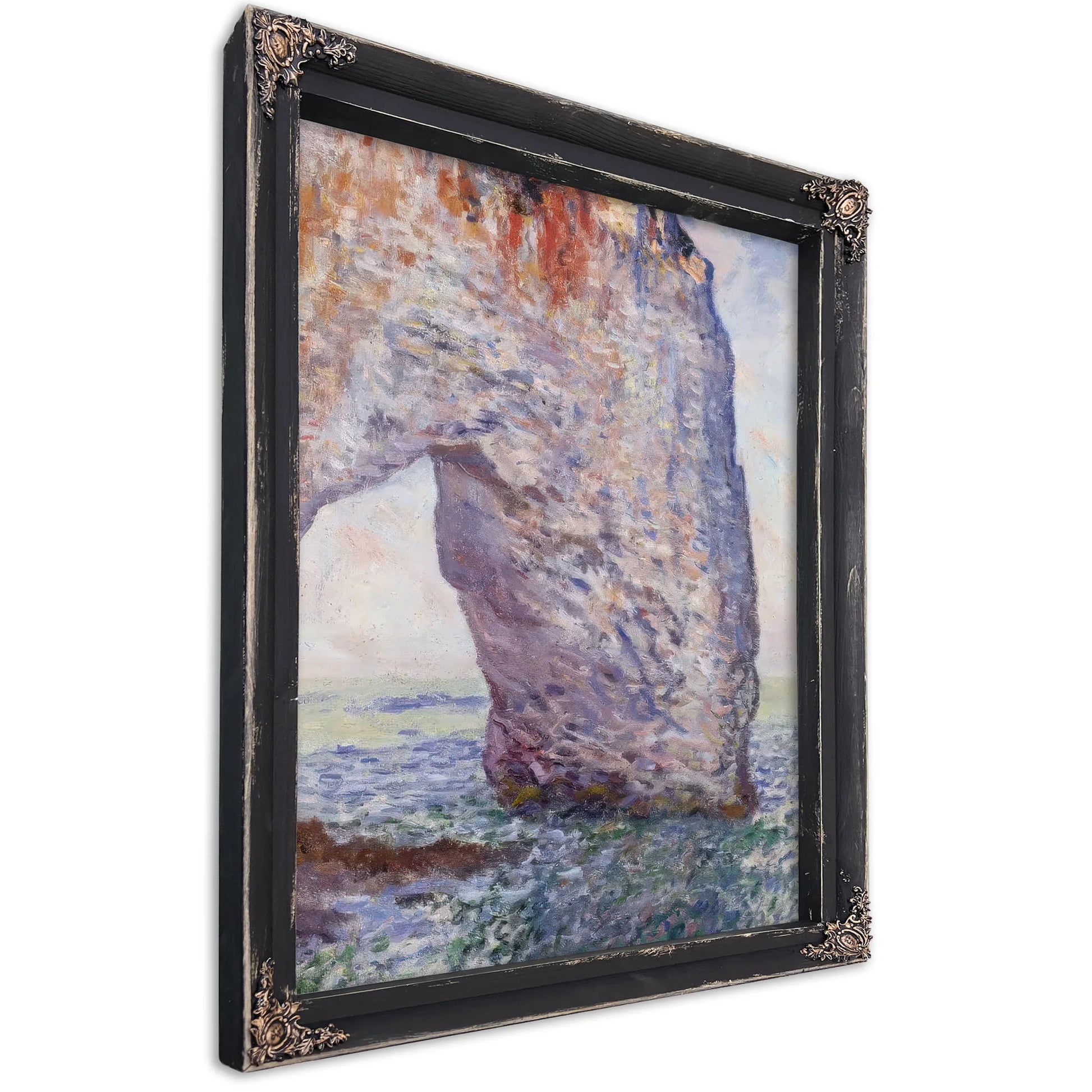 La Manneporte Near Etretat By Claude Monet Fine Art Print