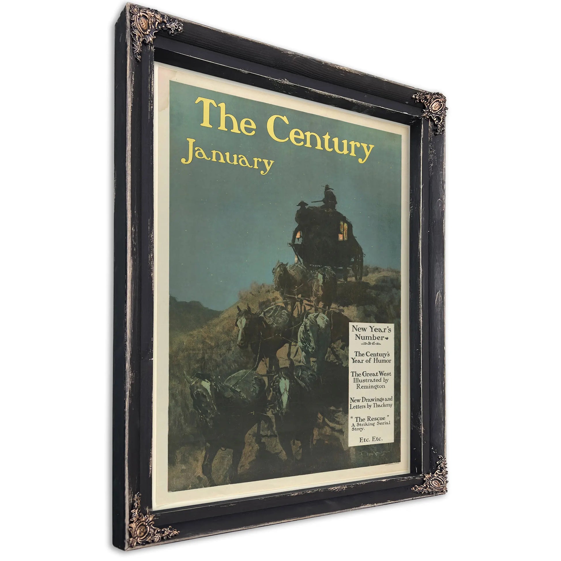 The Century New Year S Number January by Frederic Remington