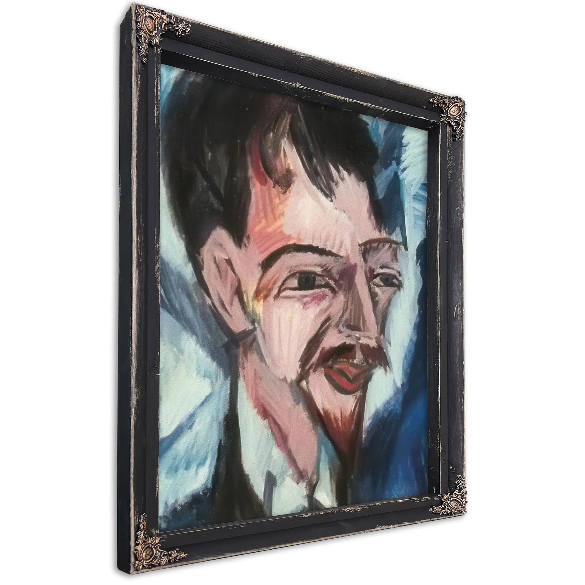 Portrait Of Dr Alfred Doblin By Ernst Ludwig Kirchner Fine Art Print