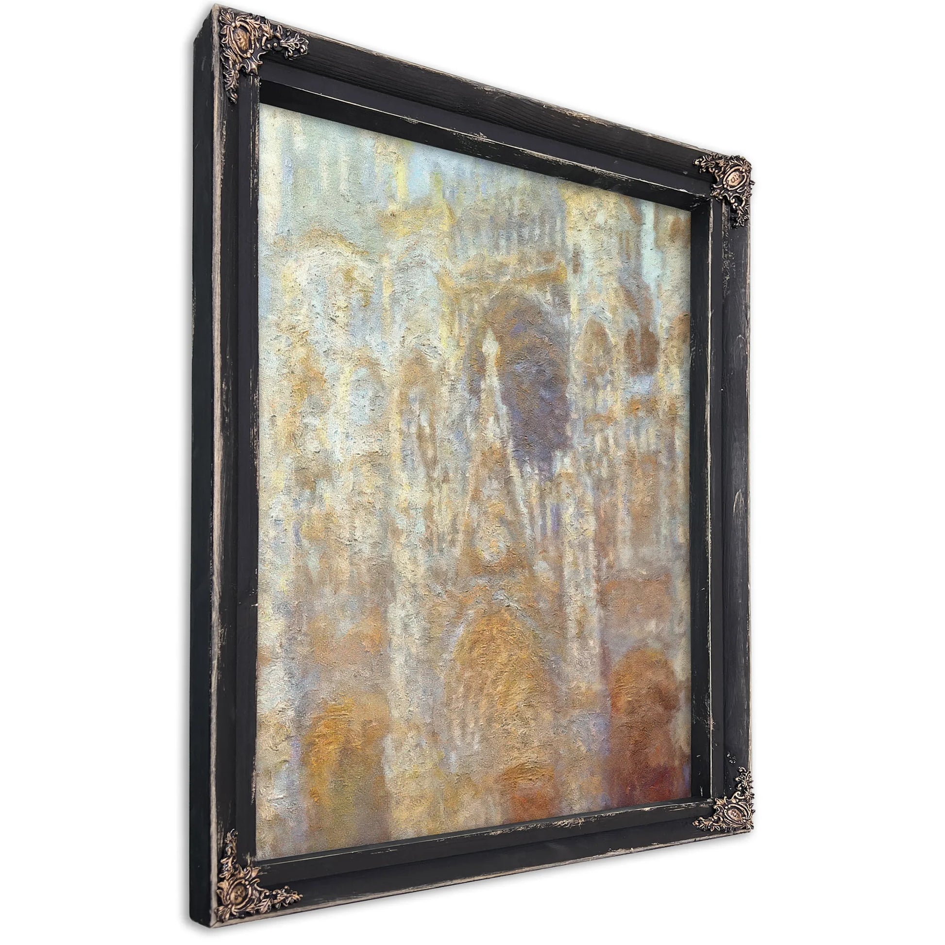 Rouen Cathedral Frist Light By Claude Monet Fine Art Print