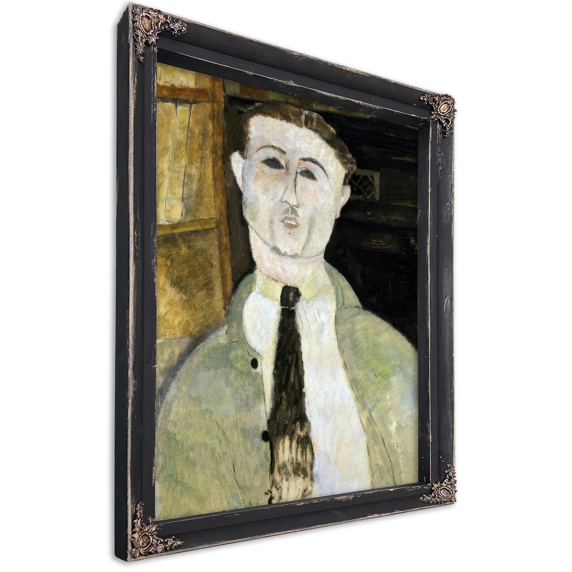 Paul Guillaume By Amedeo Modigliani Fine Art Print