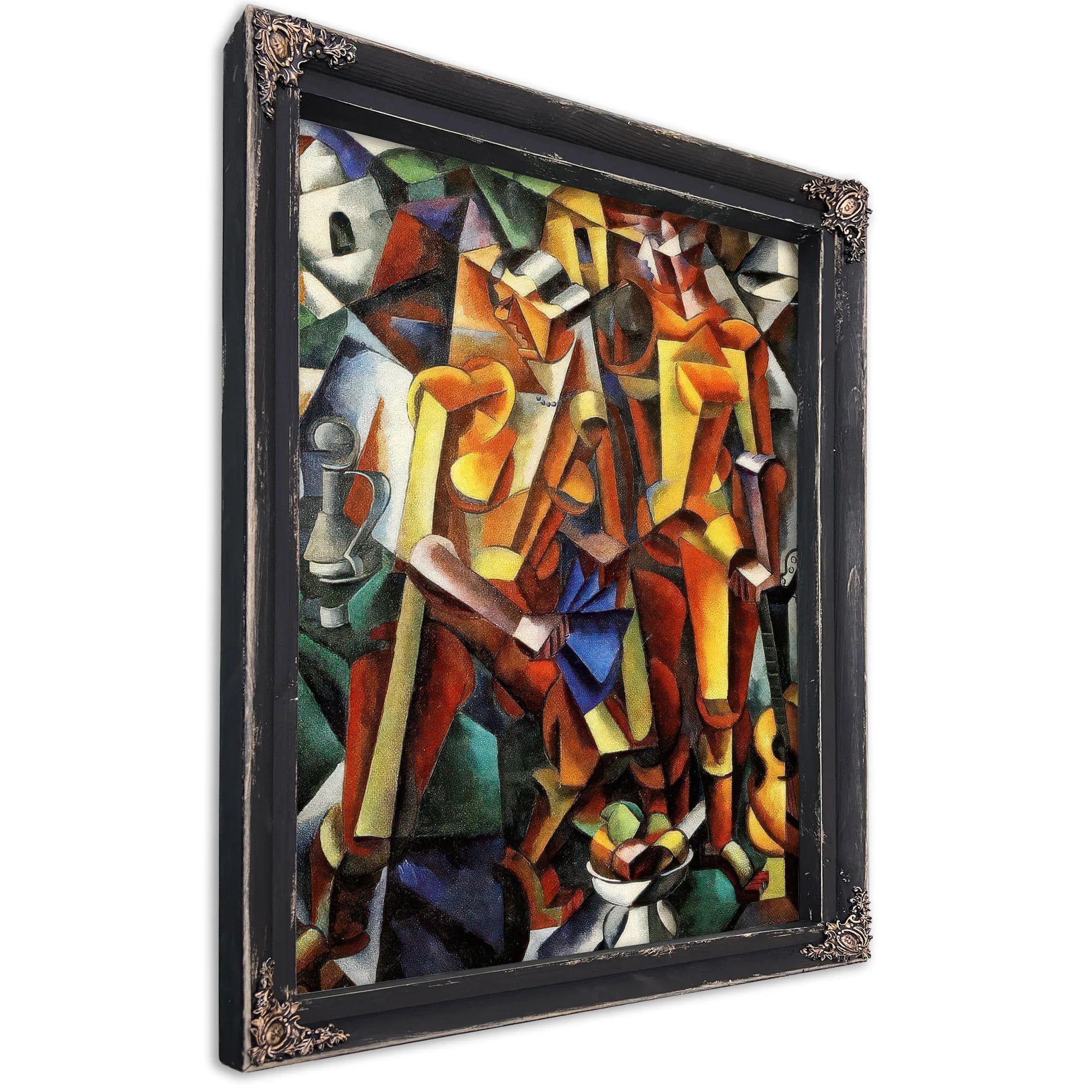 Composition With Figures 1913 160X124 3Cm By Liubov Popova Fine Art Print