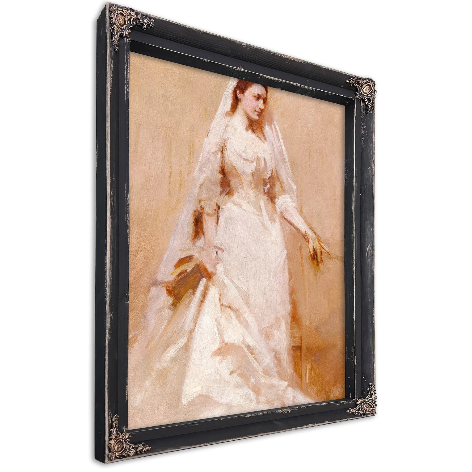 A Bride By Abbott Handerson Thayer Fine Art Print
